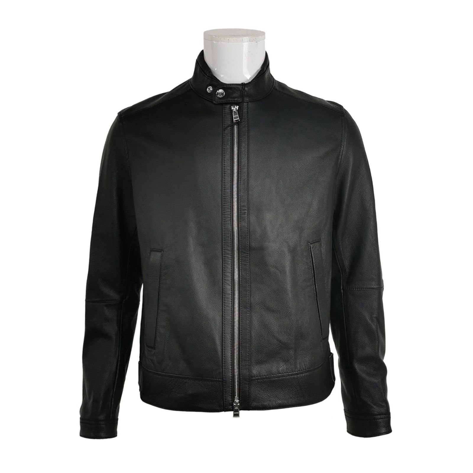 Hugo Boss Hugo Boss Black Lambskin Leather Jacket US 38R Size US M / EU 48-50 / 2 - 1 Thumbnail