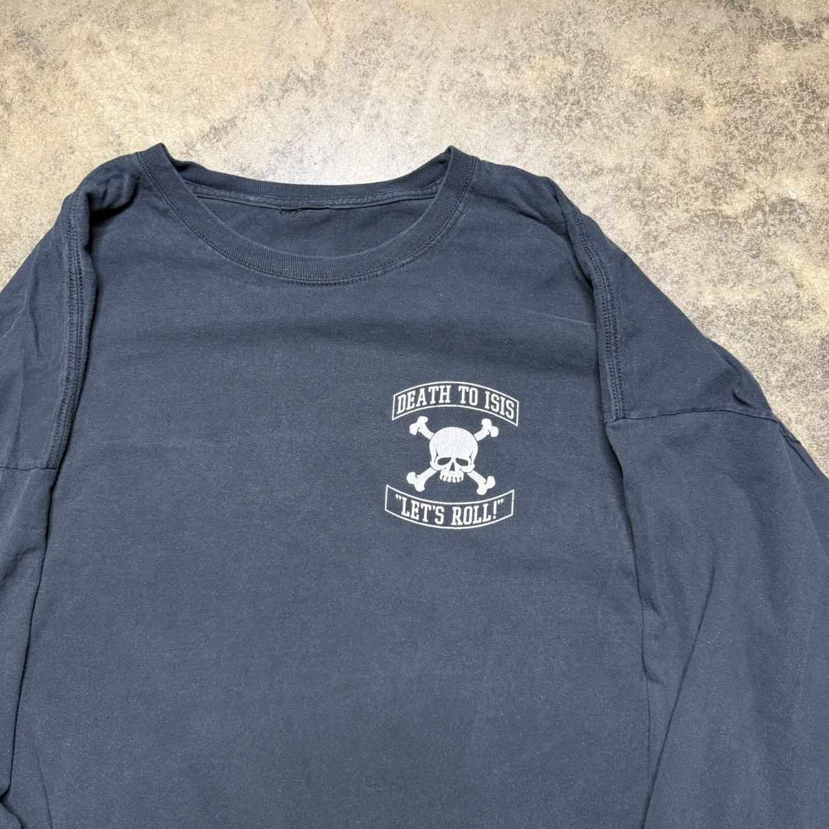 Vintage vintage death to isis army baggy longsleeve tshirt Size US XXL / EU 58 / 5 - 5 Thumbnail