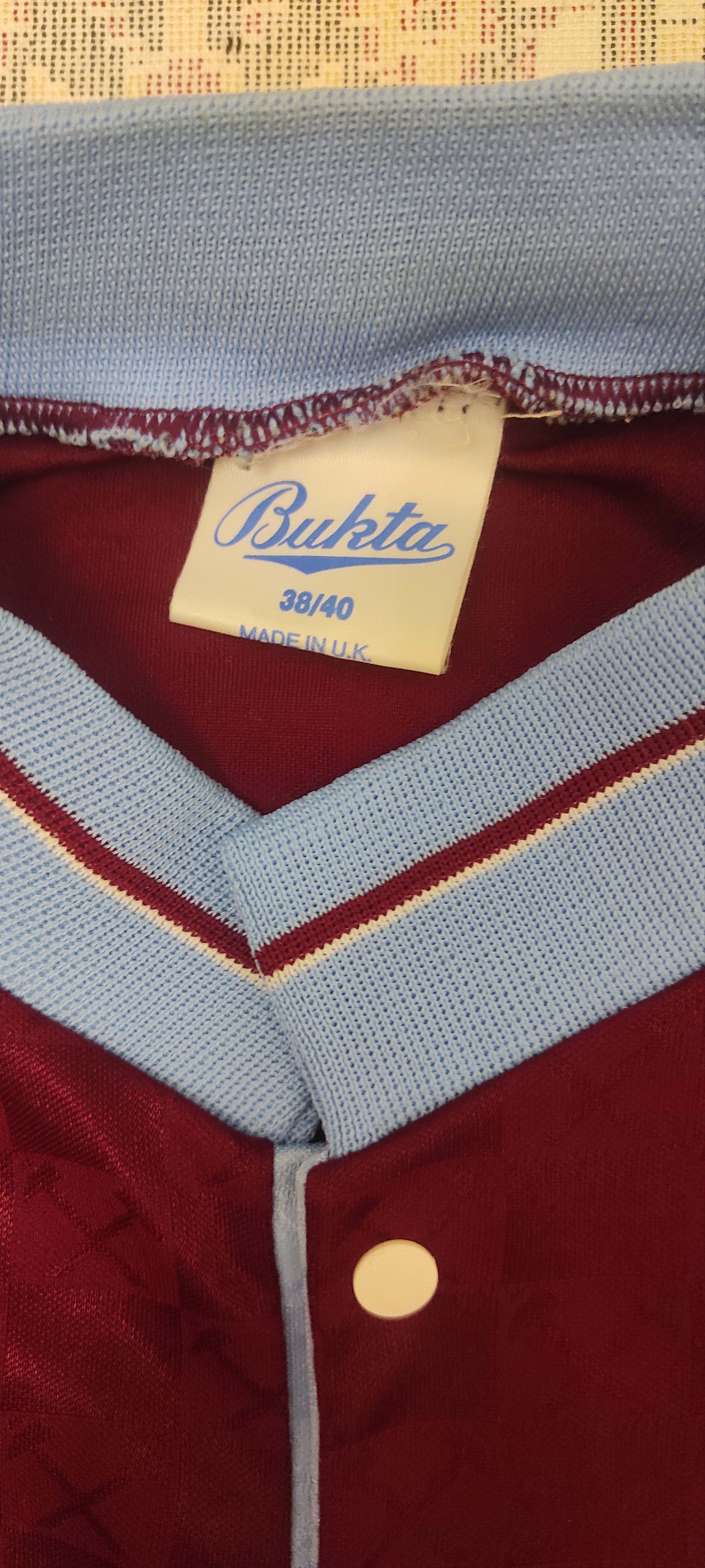 Bukht West Ham United Home football shirt 1990 - 1991 Vintage Rare Size US M / EU 48-50 / 2 - 2 Thumbnail