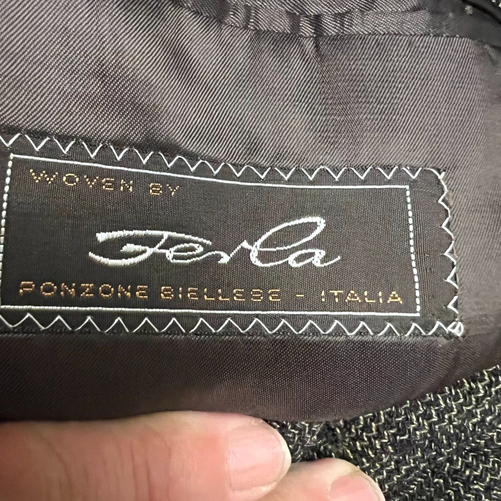 Nordstrom VINTAGE Ferla Nordstrom's Wool Window Checked 3 Button Sport Jacket Mens 44L Brown Size US S / EU 44-46 / 1 - 6 Thumbnail