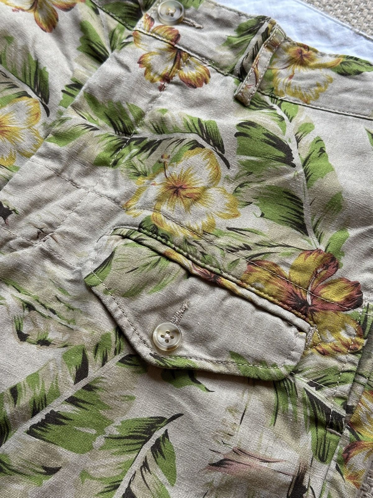 Engineered Garments Gurkha Shorts SS15 Safari Floral Size US 32 / EU 48 - 5 Thumbnail
