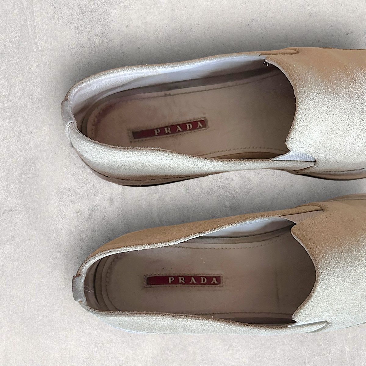Prada Prada Suede Slip On Sneakers Size US 9 / IT 39 - 4 Thumbnail