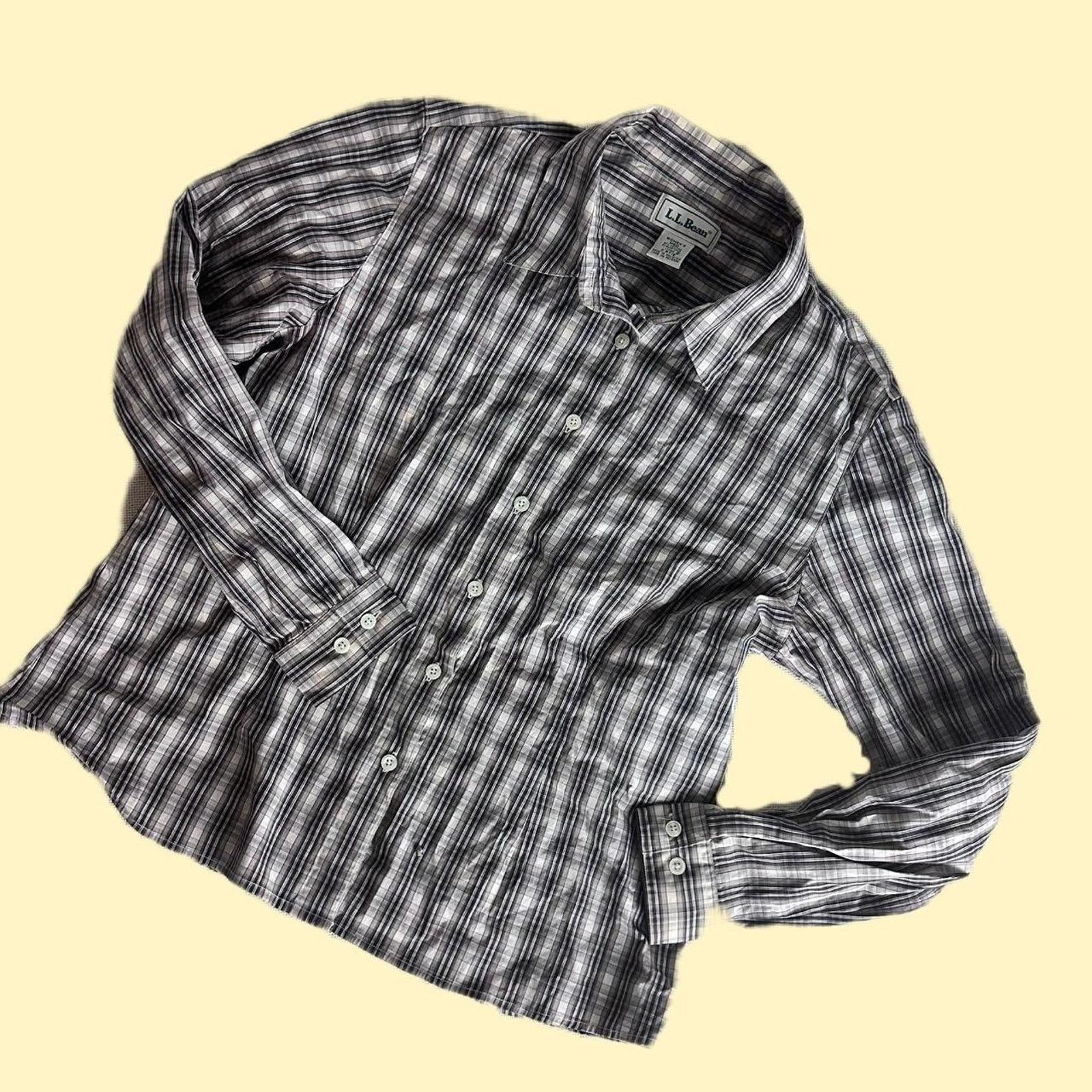 L.L. Bean L.L. Bean Women’s Button-Down Shirt Long Sleeve Size M / US 6-8 / IT 42-44 - 1 Thumbnail