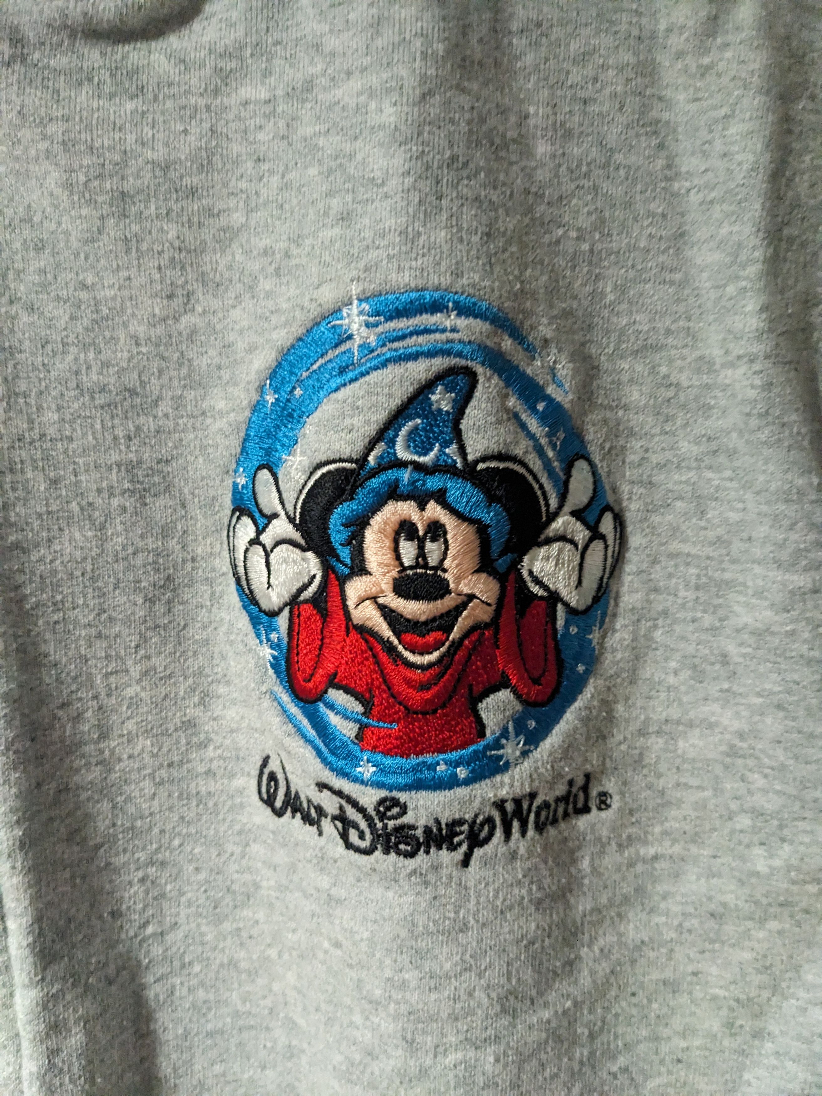 Disney × Vintage Vintage Y2K Walt Disney World Where Kids Full Zip Hoodie Size US XL / EU 56 / 4 - 4 Thumbnail