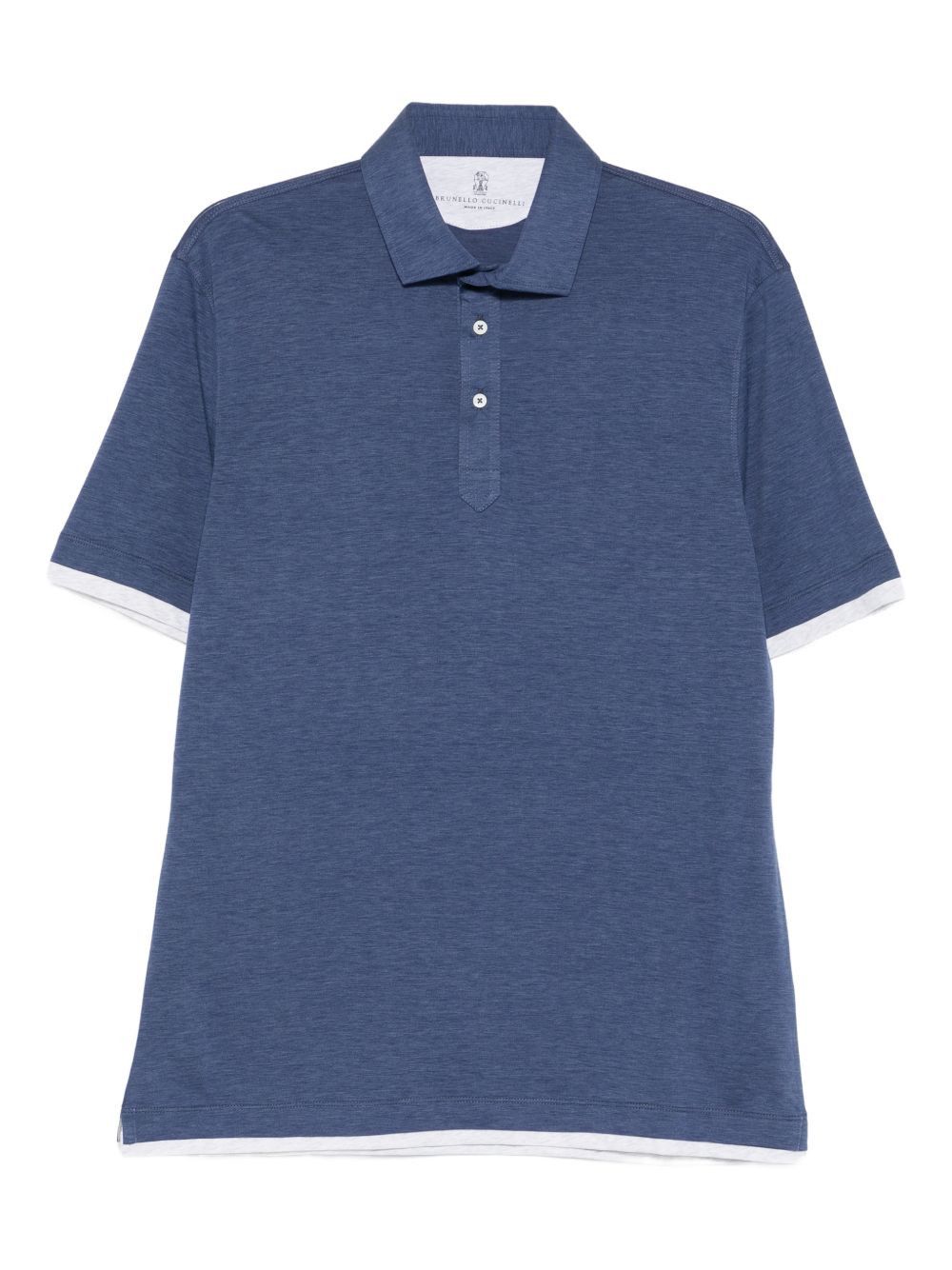 Brunello Cucinelli SILK AND COTTON POLO SHIRT Size US XL / EU 56 / 4 - 1 Thumbnail