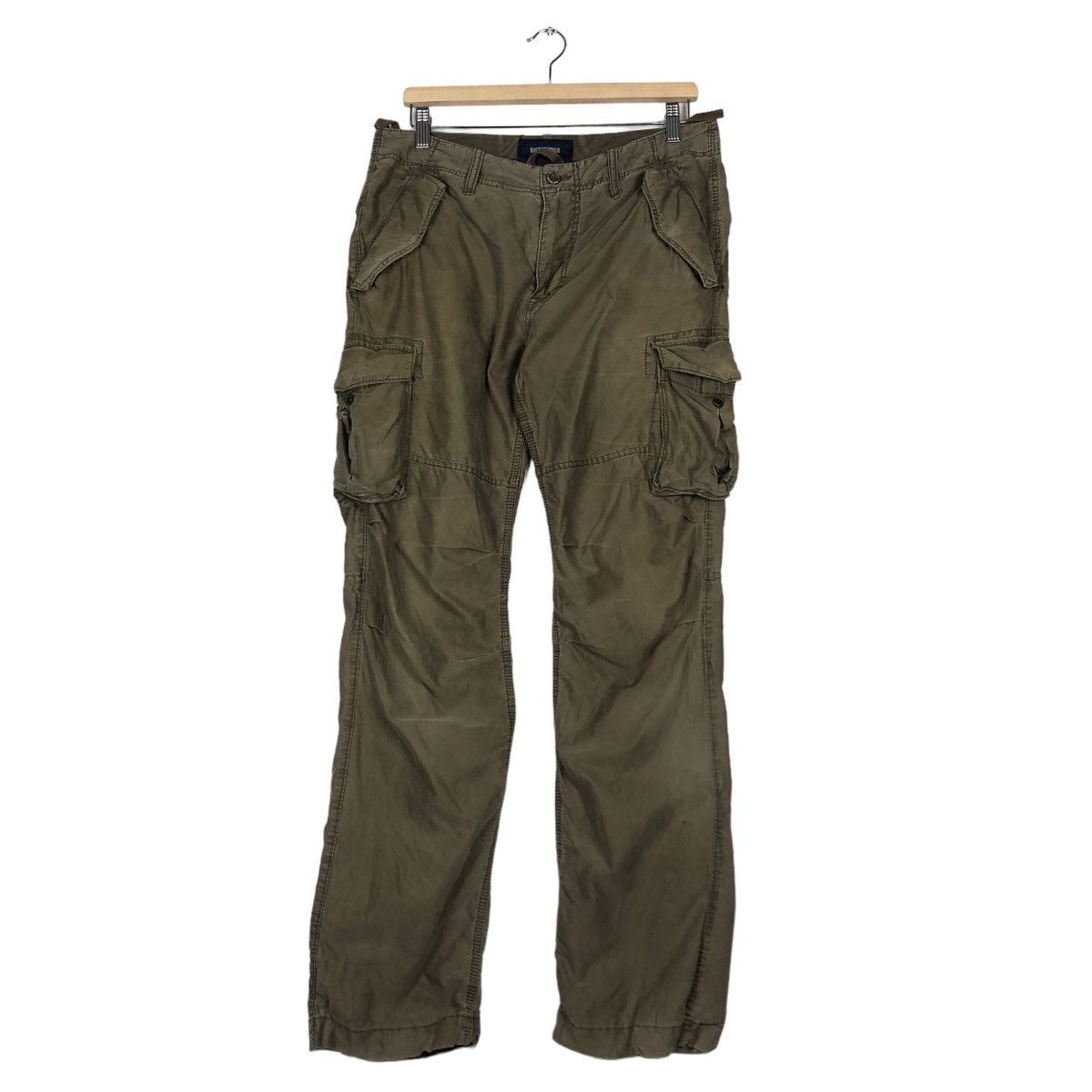 Hysteric Glamour 🔥Vintage Flare Cargo Pants Back Number Japan Multi Pockets Size US 32 / EU 48 - 1 Thumbnail