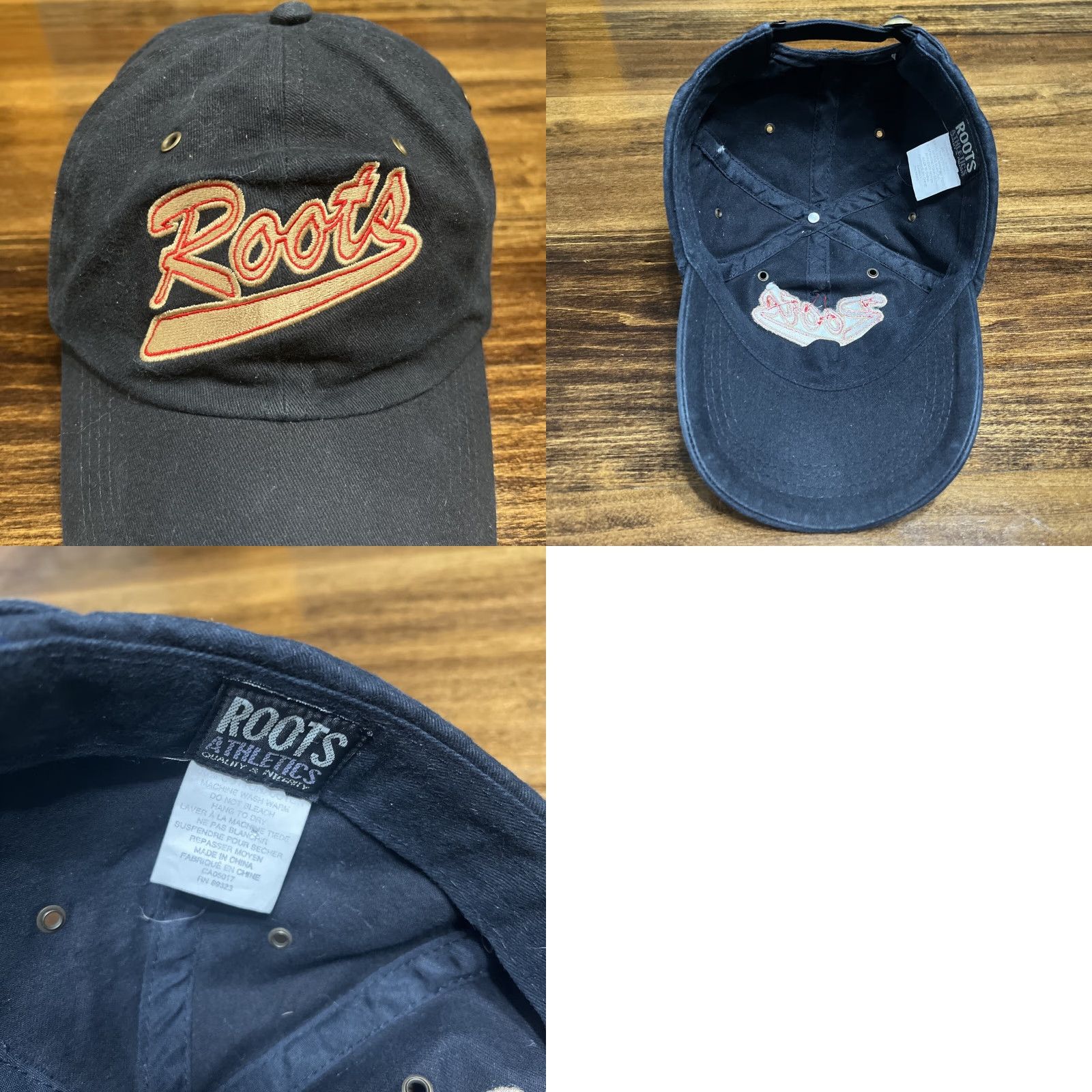 Roots Roots Hat Mens One Size Cad Navy Blue Cotton Baseball Cap Adjustable Casual Dad Outdoor Retro Style Baseball Cap Mens Size ONE SIZE - 8 Thumbnail