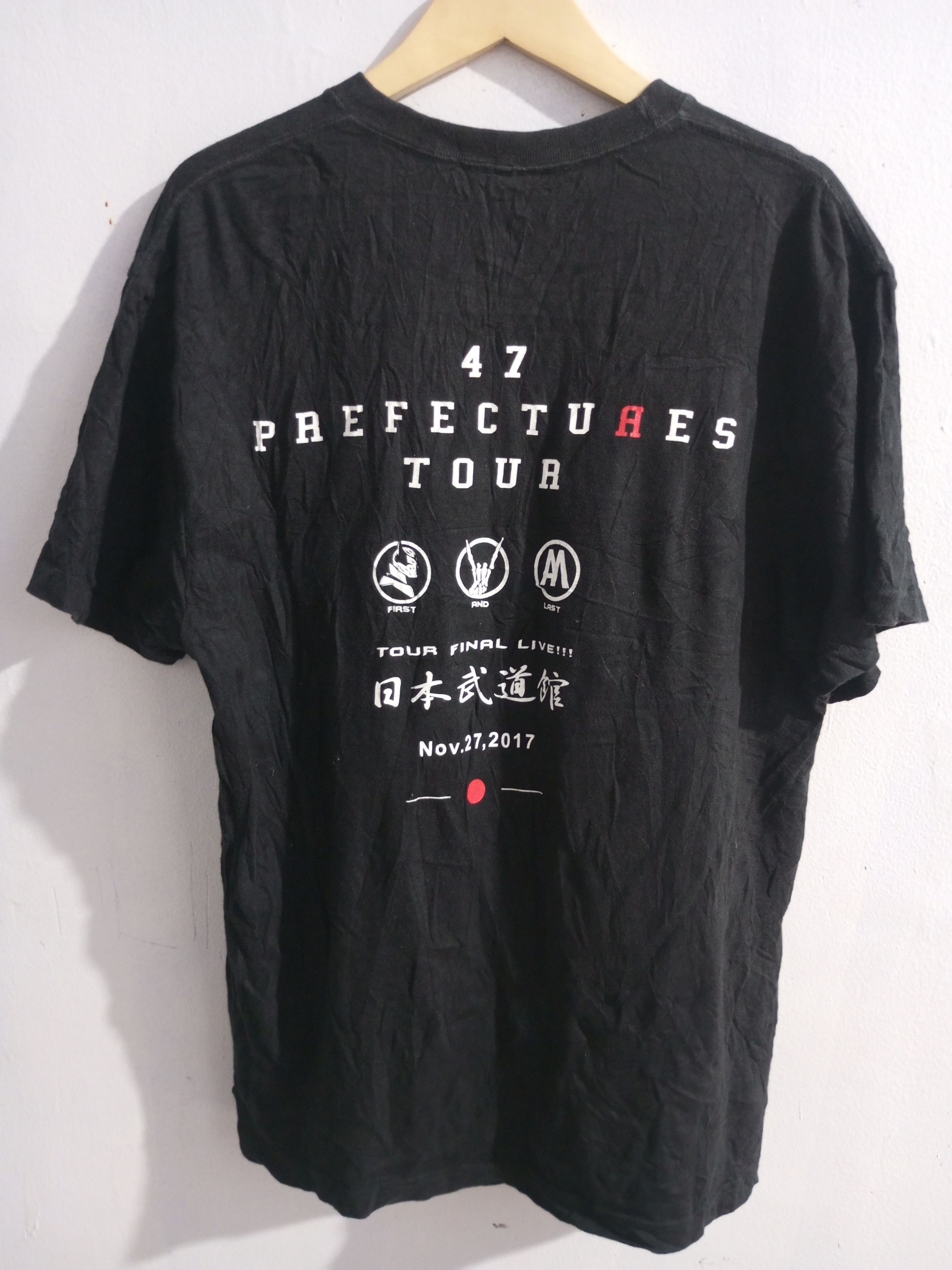 Hysteric Glamour Sun faded Red Spider 47 prefectures tour first and last tee Size US XL / EU 56 / 4 - 2 Thumbnail