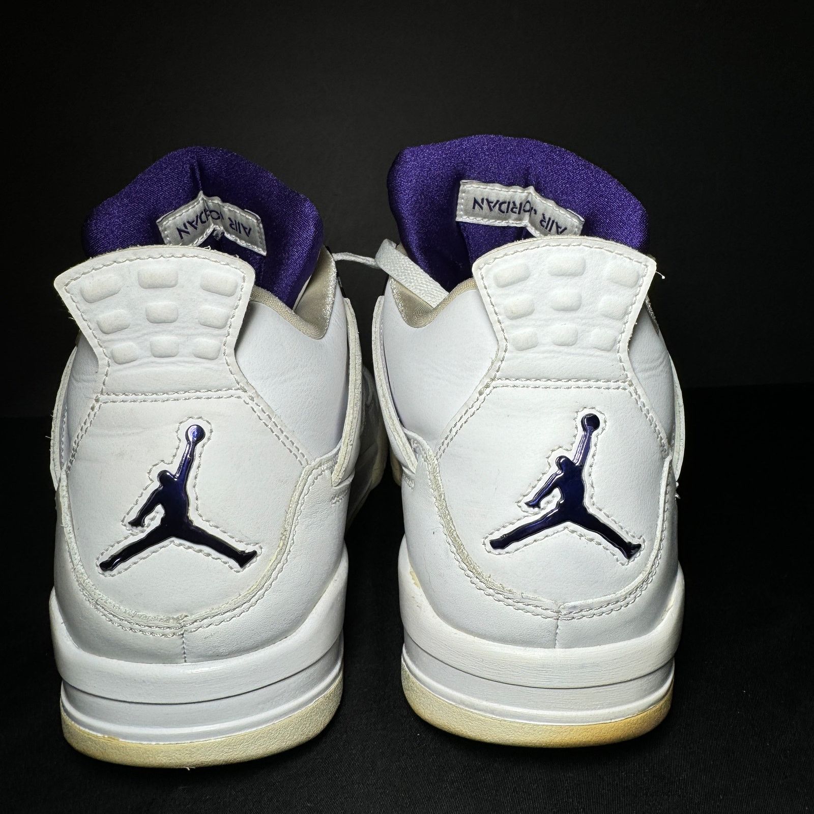 Jordan Brand × Nike Nike Air Jordan 4 Retro Purple Metallic Men's Shoes Size 10 Size US 10 / EU 43 - 6 Thumbnail