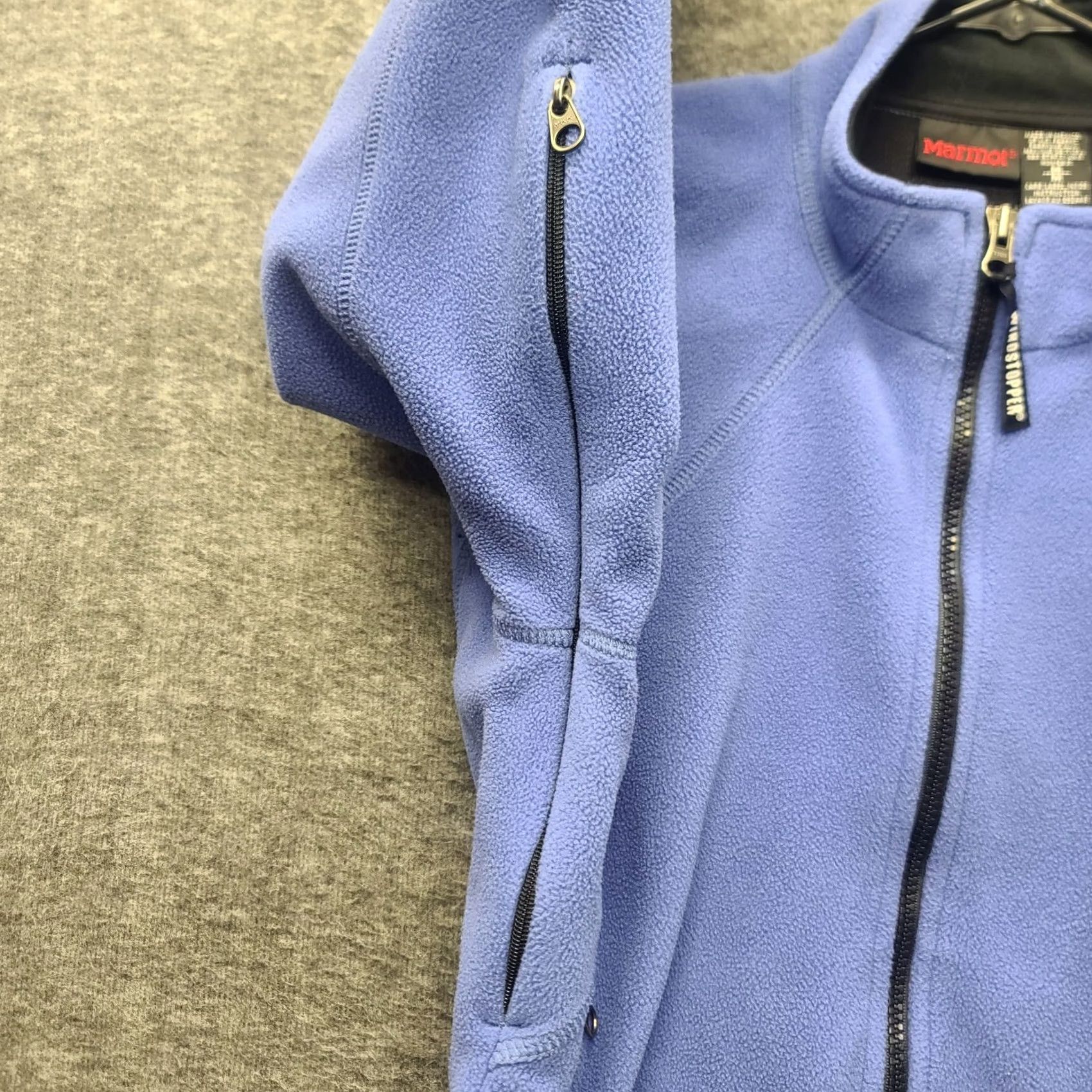 Marmot Marmot Windstopper Jacket Womens M Trim Fit Full Zip Moisture Wicking Gore Jacket Blue Regular Size M Womens Size M / US 6-8 / IT 42-44 - 7 Thumbnail