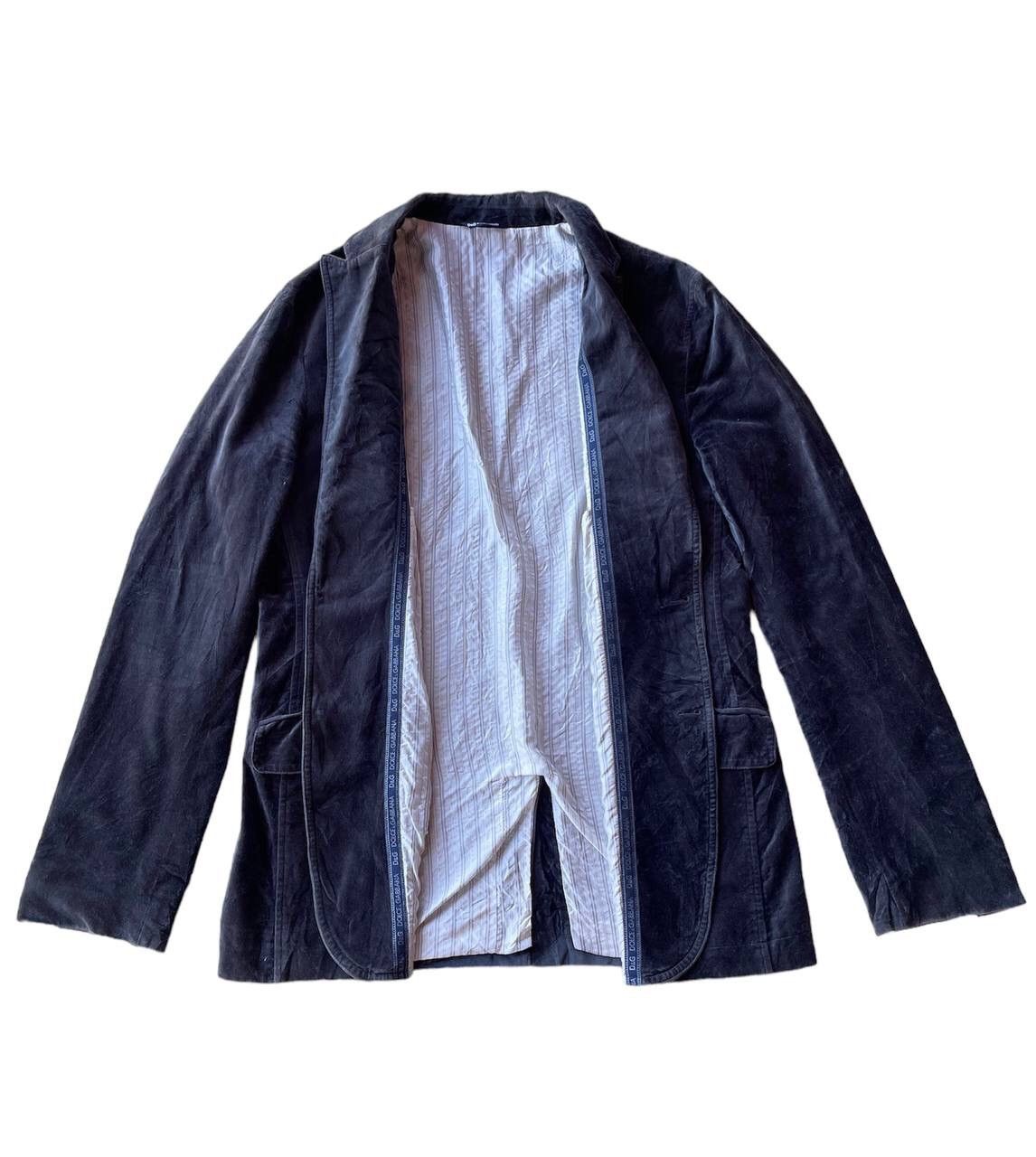 Dolce & Gabbana VINTAGE DOLCE&GABBANA VALVET JACKET Size US M / EU 48-50 / 2 - 6 Thumbnail
