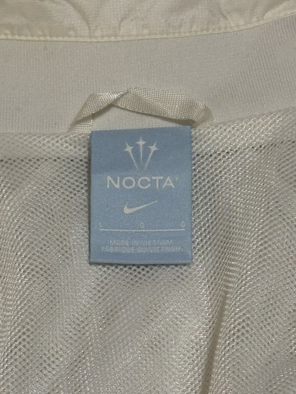 NOCTA NOCTA White Windbreaker Size US L / EU 52-54 / 3 - 3 Thumbnail