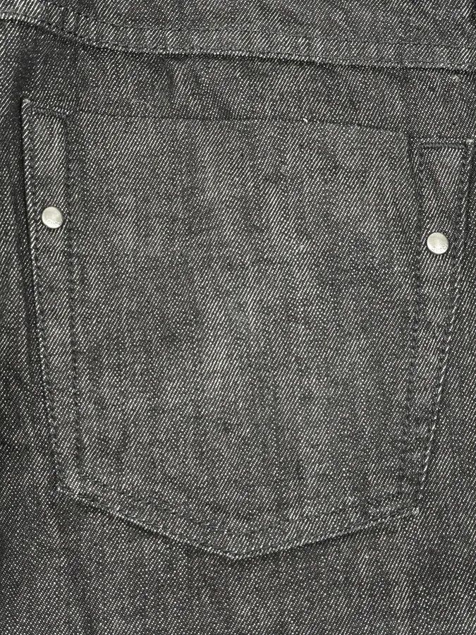 Gucci 2010s Gucci Black Brut Denim Jeans by Frida Giannini Size US 30 / EU 46 - 8 Thumbnail