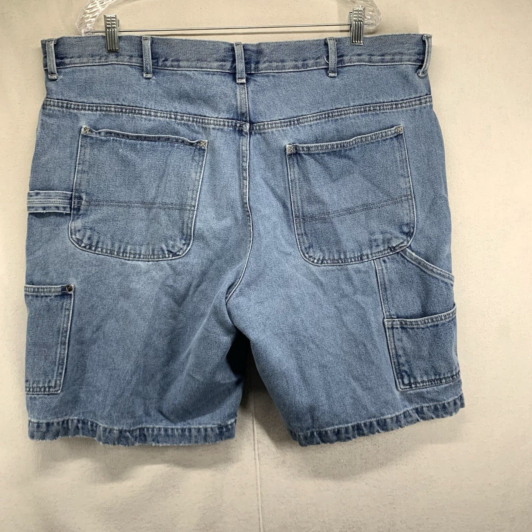 Route 66 VINTAGE Route 66 Mens Shorts Baggy 90s Denim High Rise 42 Blue Cotton Casual Travel Wear Size US 42 / EU 58 - 2 Thumbnail
