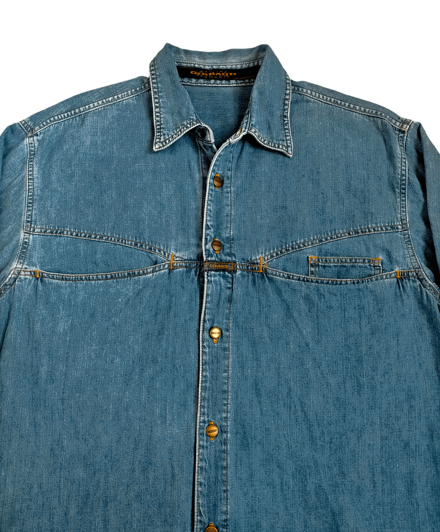 Marithe + Francois Girbaud Marithe Francois Girbaud Denim Button ups shirt Size US L / EU 52-54 / 3 - 2 Thumbnail