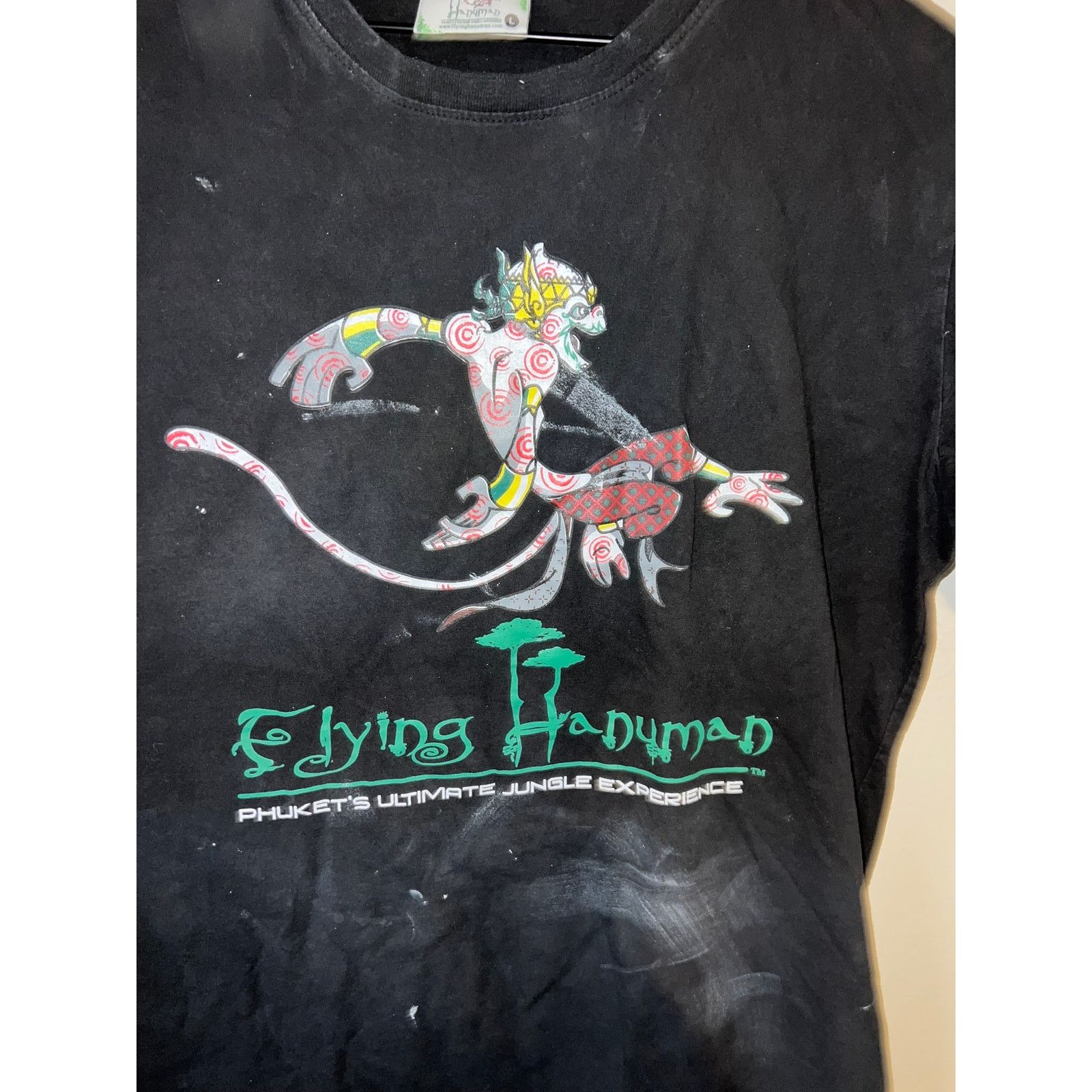 Vintage Vintage Phuket Shirt Flying Hanuman Jungle Graphic Tee M Size US M / EU 48-50 / 2 - 4 Thumbnail