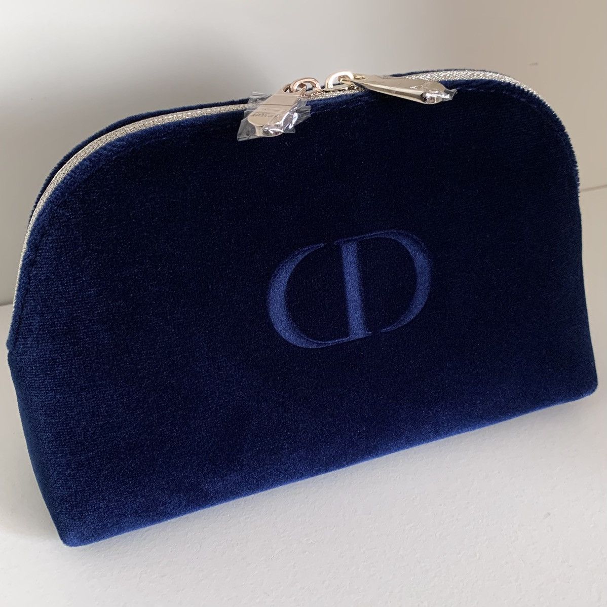 Dior Dior navy velour zippy pouch Size ONE SIZE - 2 Thumbnail