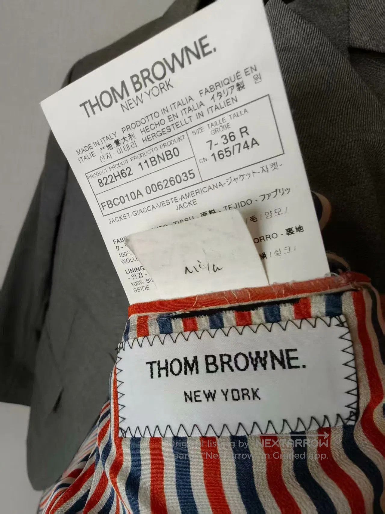 Thom Browne Tommy Hilfiger Coat. Size US M / EU 48-50 / 2 - 4 Thumbnail