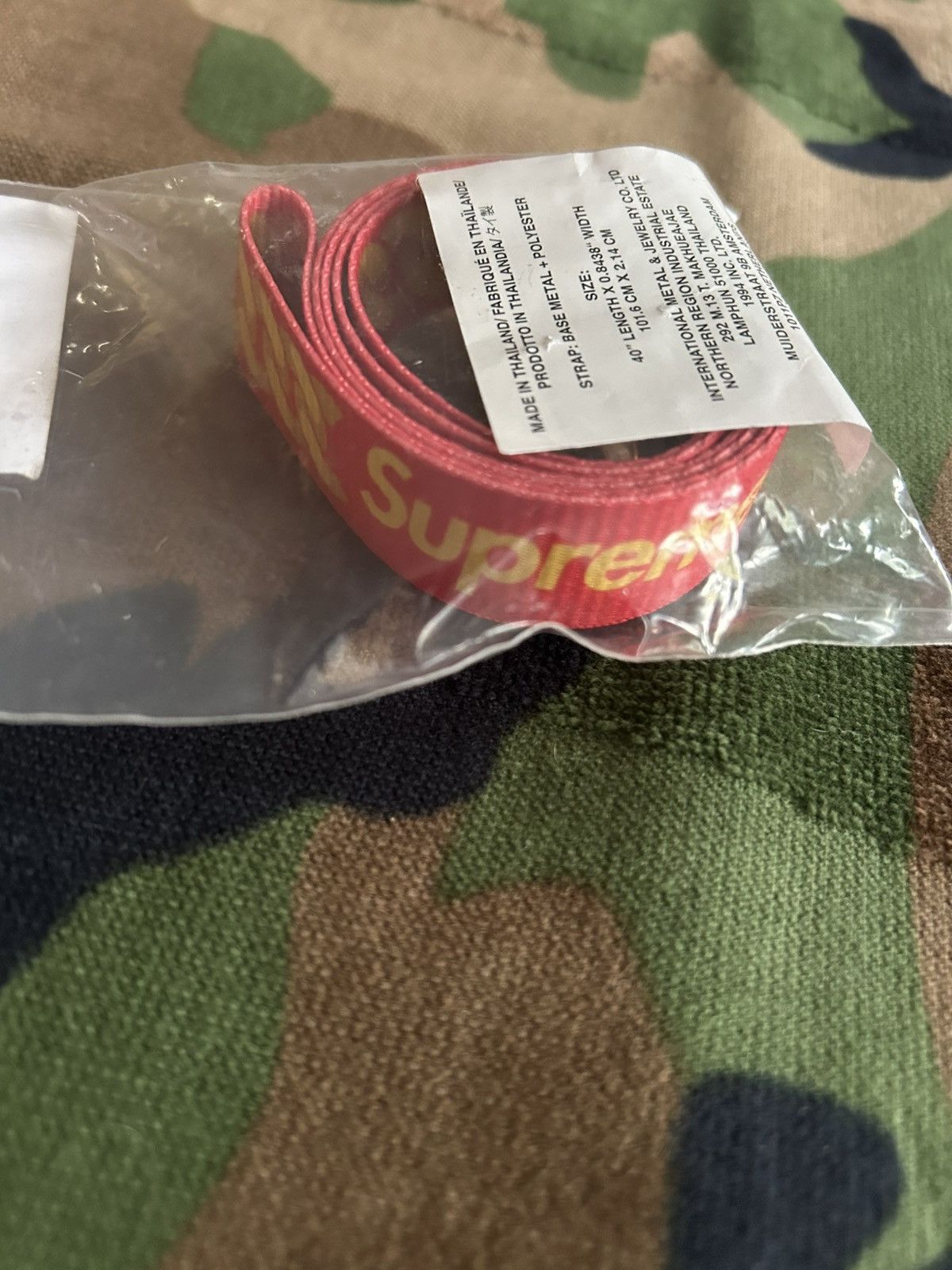Supreme Supreme Cuban Links Lanyard Red SS22 Size ONE SIZE - 5 Thumbnail