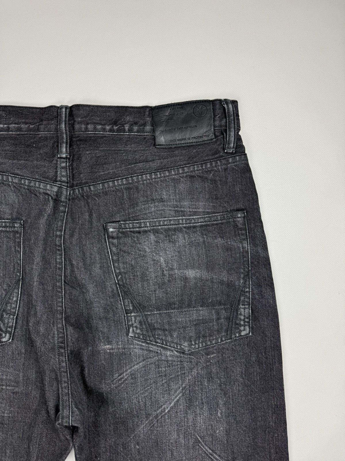 Allsaints × Japanese Brand Allsaints Black NLS Split Men’s Jeans Size 32 Size US 32 / EU 48 - 25 Thumbnail