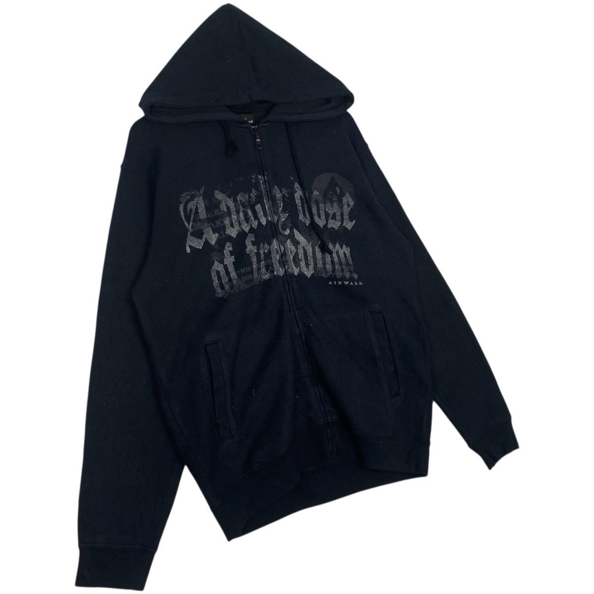 Other Vintage Airwalk Hoodie Sweater Big Logo Black Size US L / EU 52-54 / 3 - 3 Thumbnail