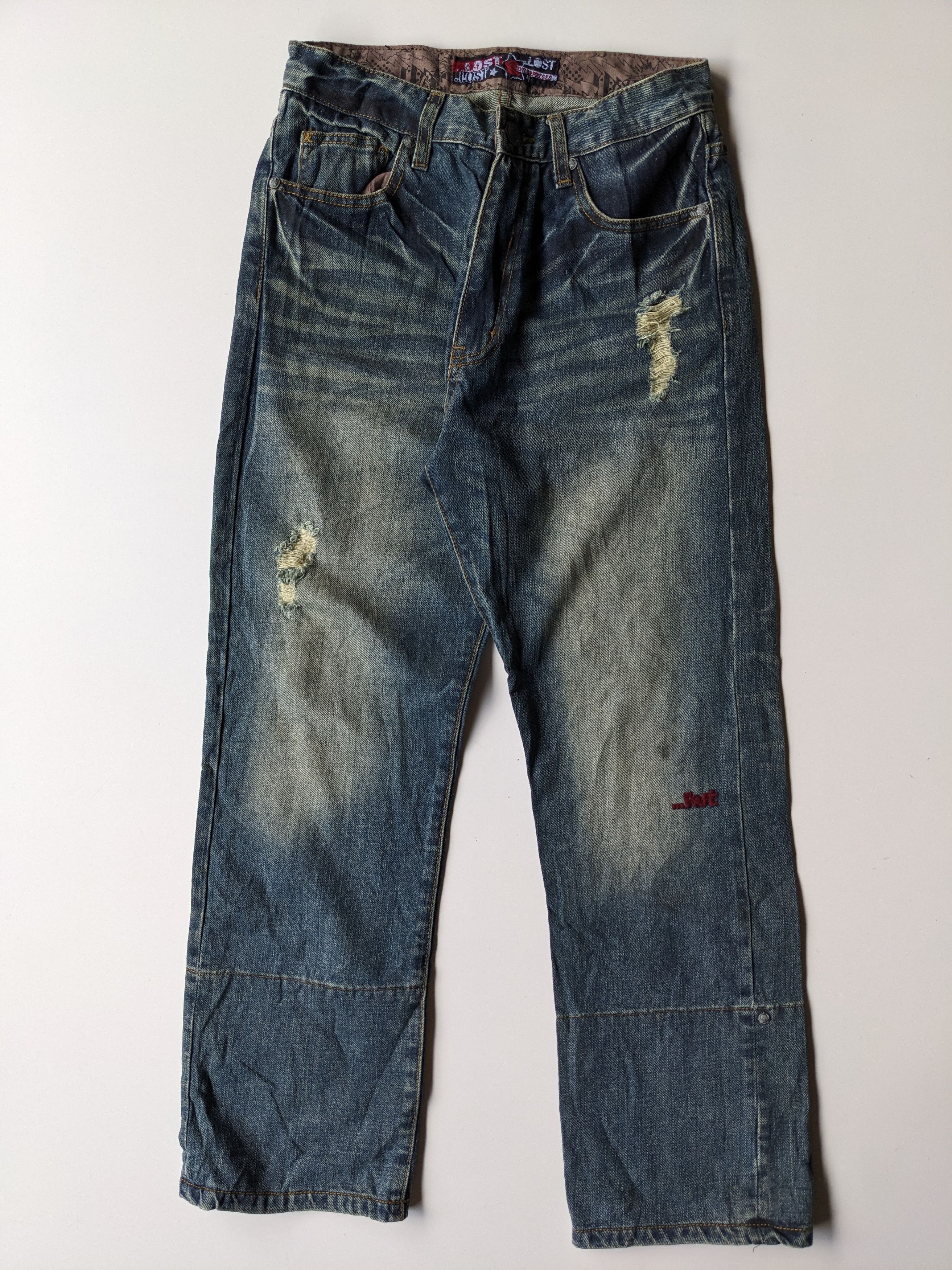 Lost Enterprises × Shorty's Skateboards × Vintage Vintage LOST skateboard baggy jeans Size US 28 / EU 44 - 2 Thumbnail