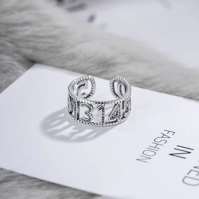 VIBE Open Roman Numeral Index Finger Ring Size ONE SIZE - 1 Thumbnail