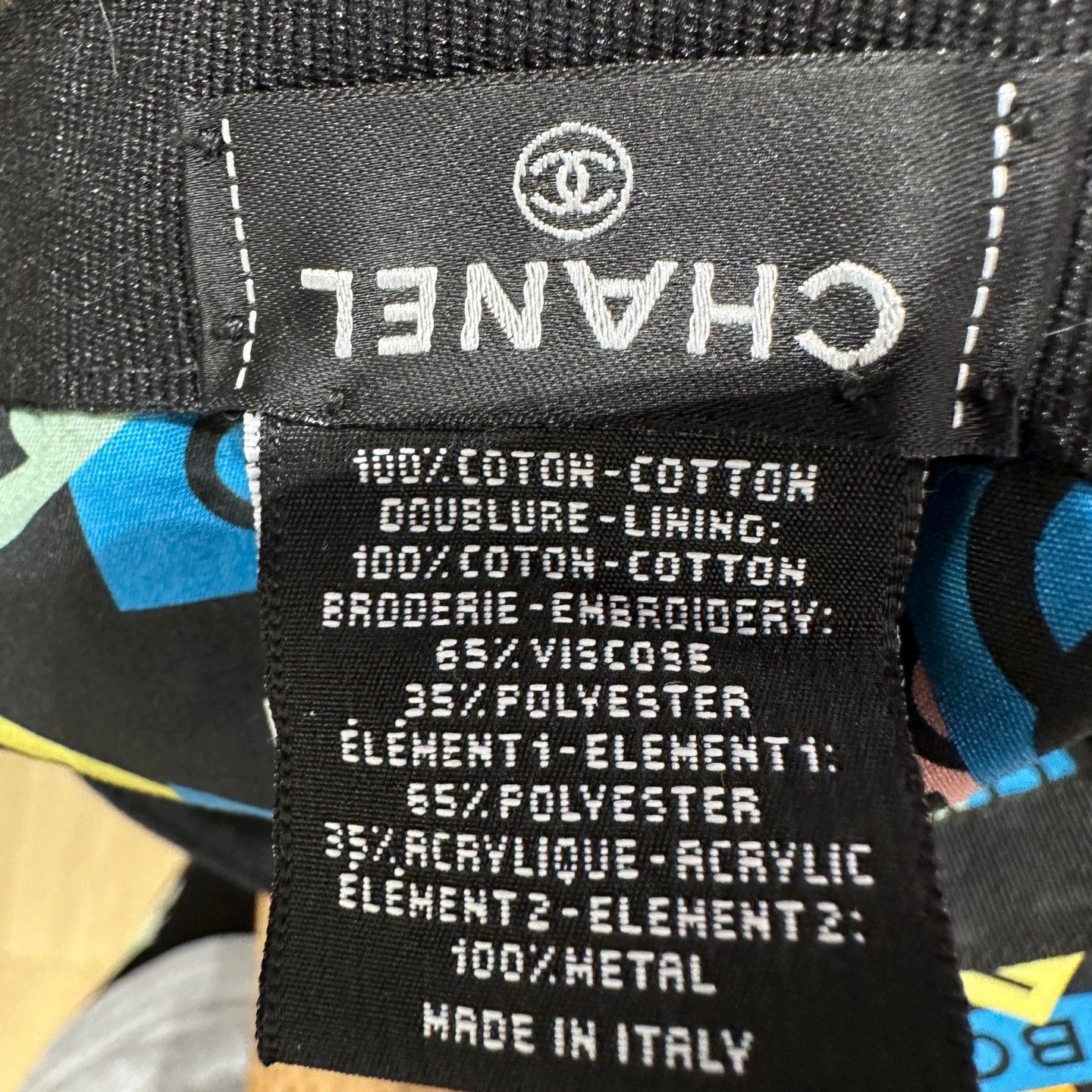 Chanel Chanel may244 cotton bball cap allover letter print lining Size ONE SIZE - 6 Thumbnail
