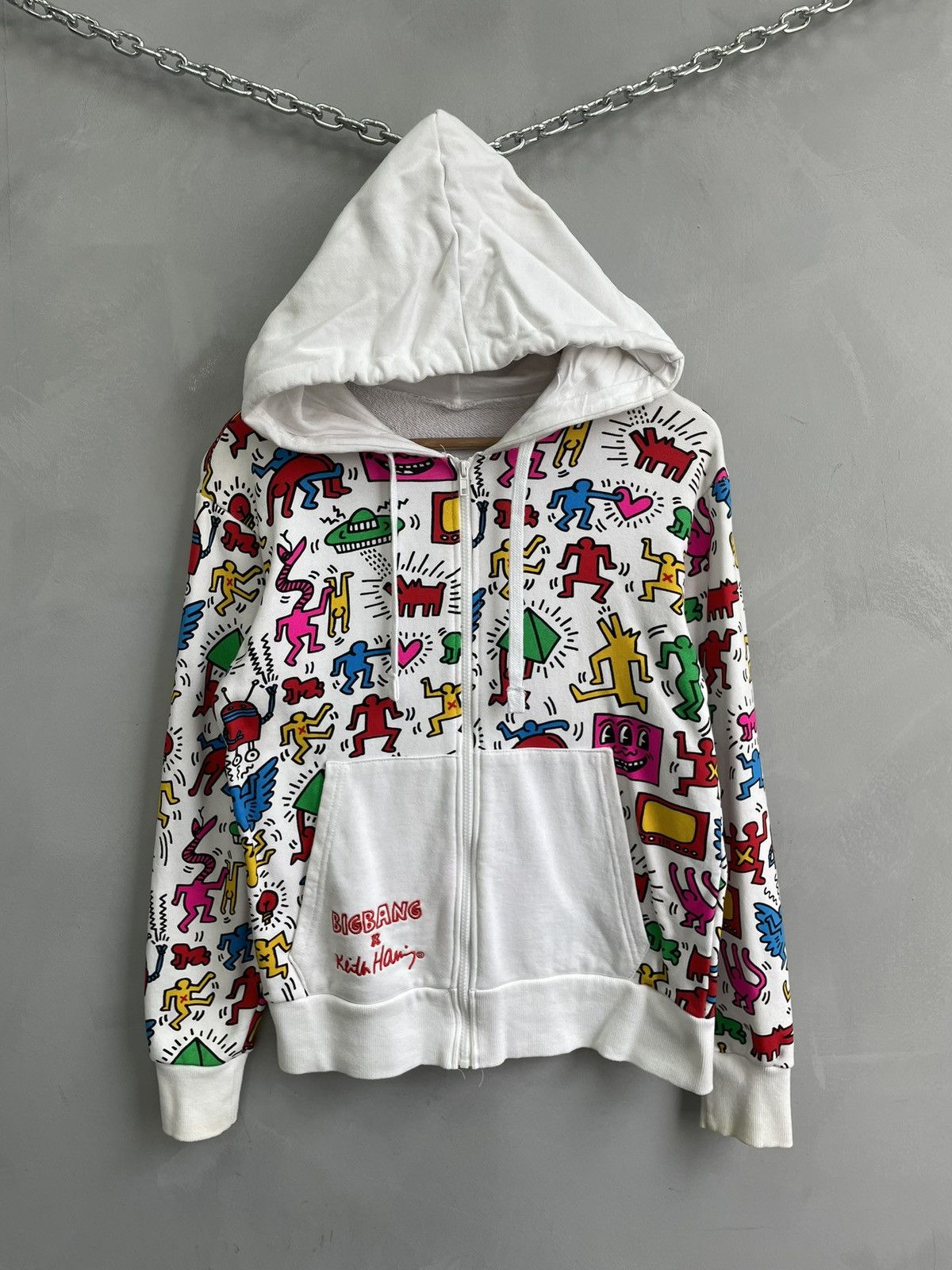 Keith Haring Keith Haring Full Print Hoodie Big Bang Art japanese style Size US M / EU 48-50 / 2 - 1 Thumbnail