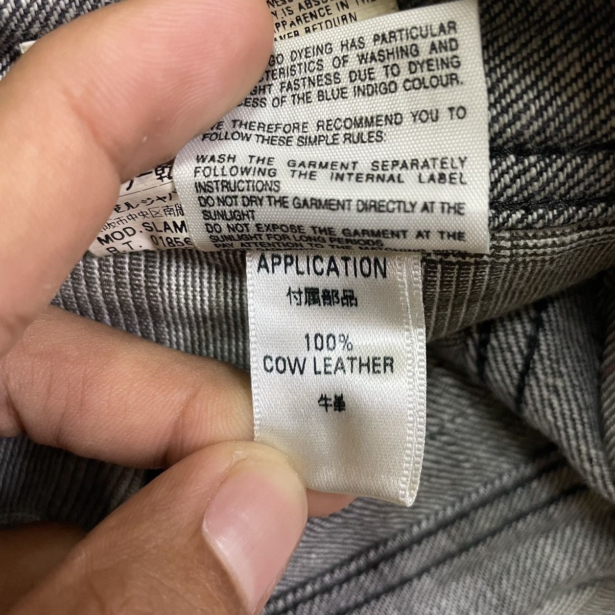 If Six Was Nine Rare Diesel Slammer Made in Italy by Cow Leather Size US 31 - 12 Thumbnail