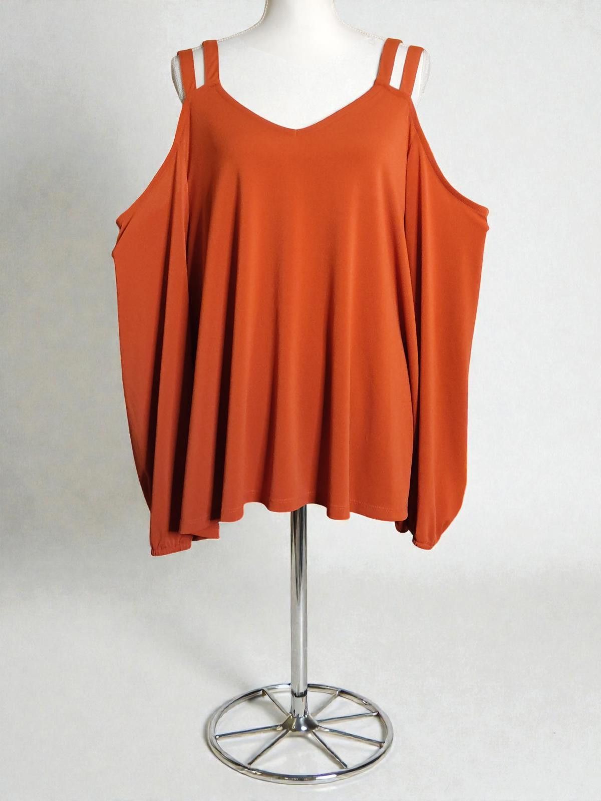 Other TORRID Size 2XL Sleeveless Blouse in Rust Orange Size XXL / US 16-18 / IT 52-54 - 3 Thumbnail