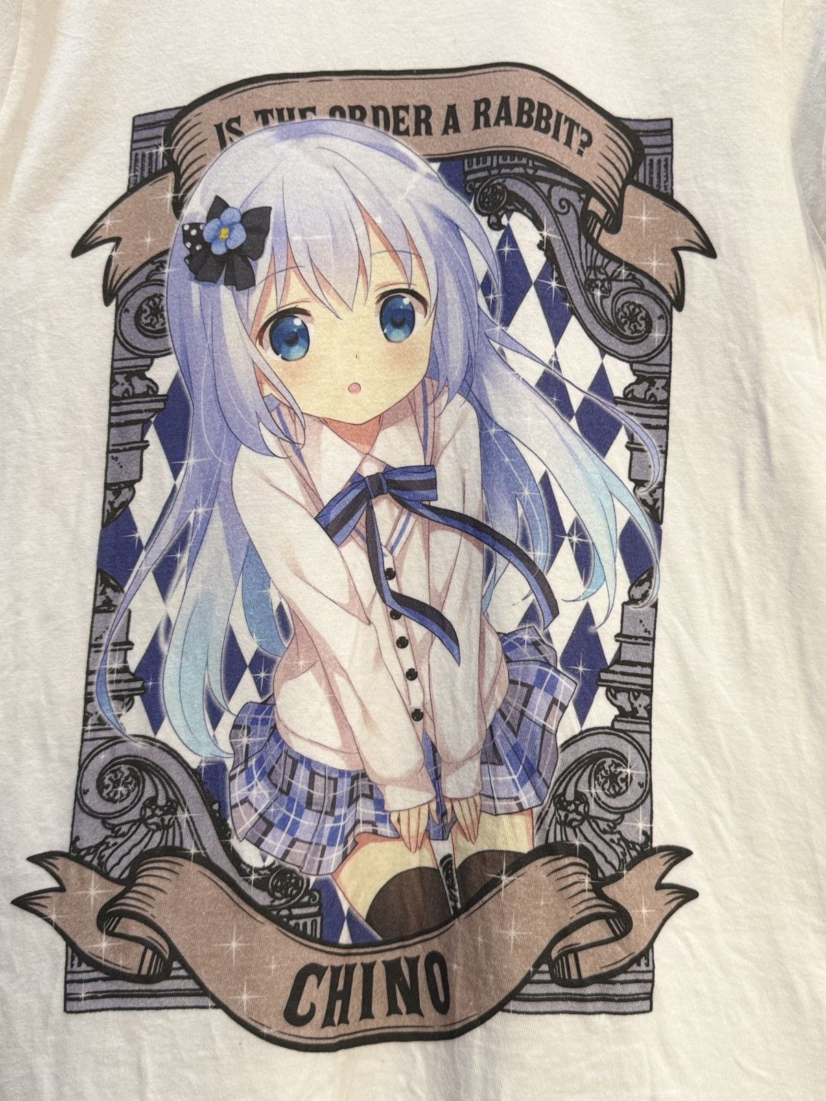 Anime Vintage y2k Anime Is the Order A Rabbit Chino Cospa Tee Size US M / EU 48-50 / 2 - 2 Thumbnail