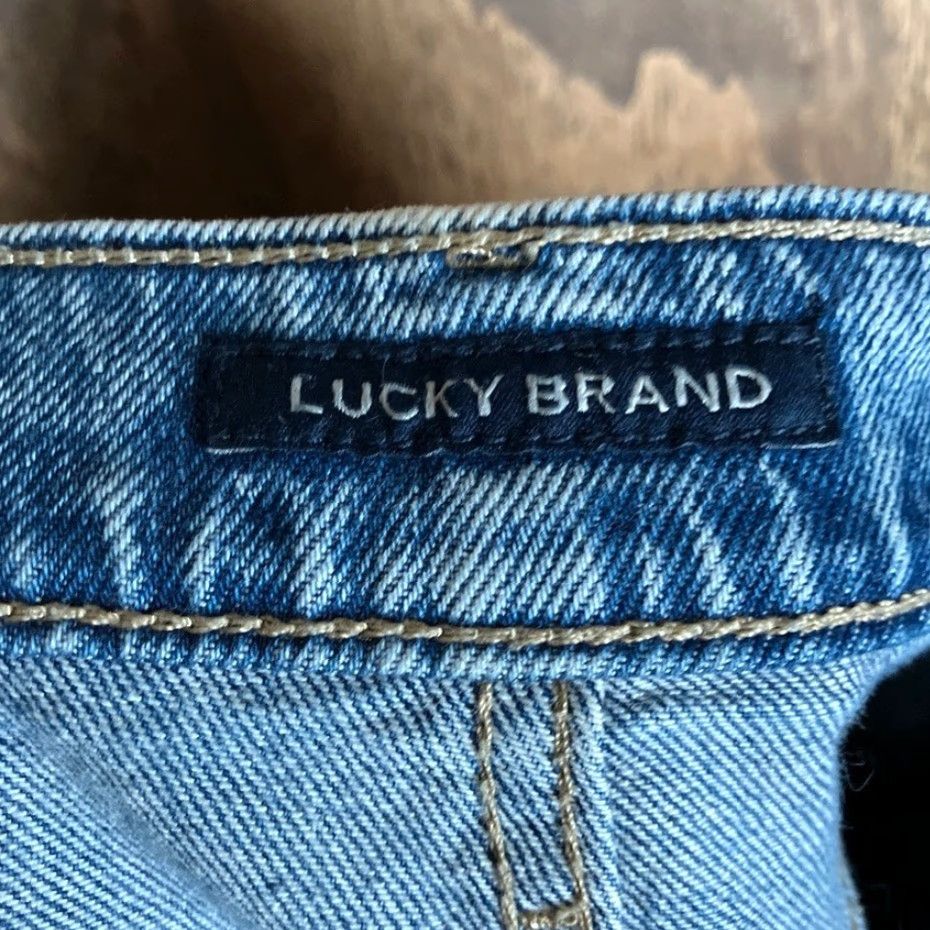 Lucky Brand Lucky Brand Womens Jeans Denim Distressed Drew Mom High Rise Stretch 4 Jeans Womens Size 27" / US 4 / IT 40 - 4 Thumbnail