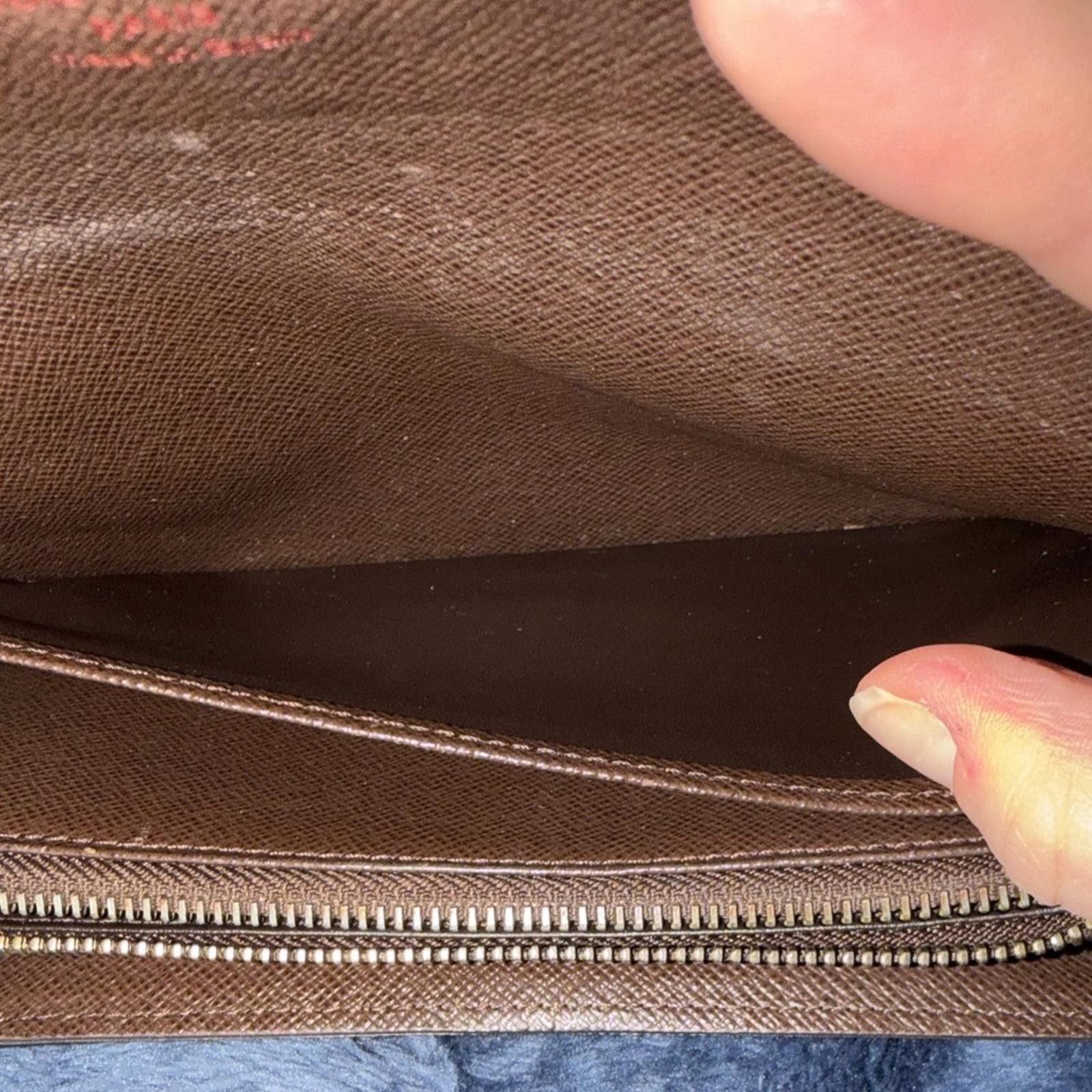 Louis Vuitton Vintage Louis Vuitton Demier Sarah Ebene Leather Wallet Size ONE SIZE - 9 Thumbnail