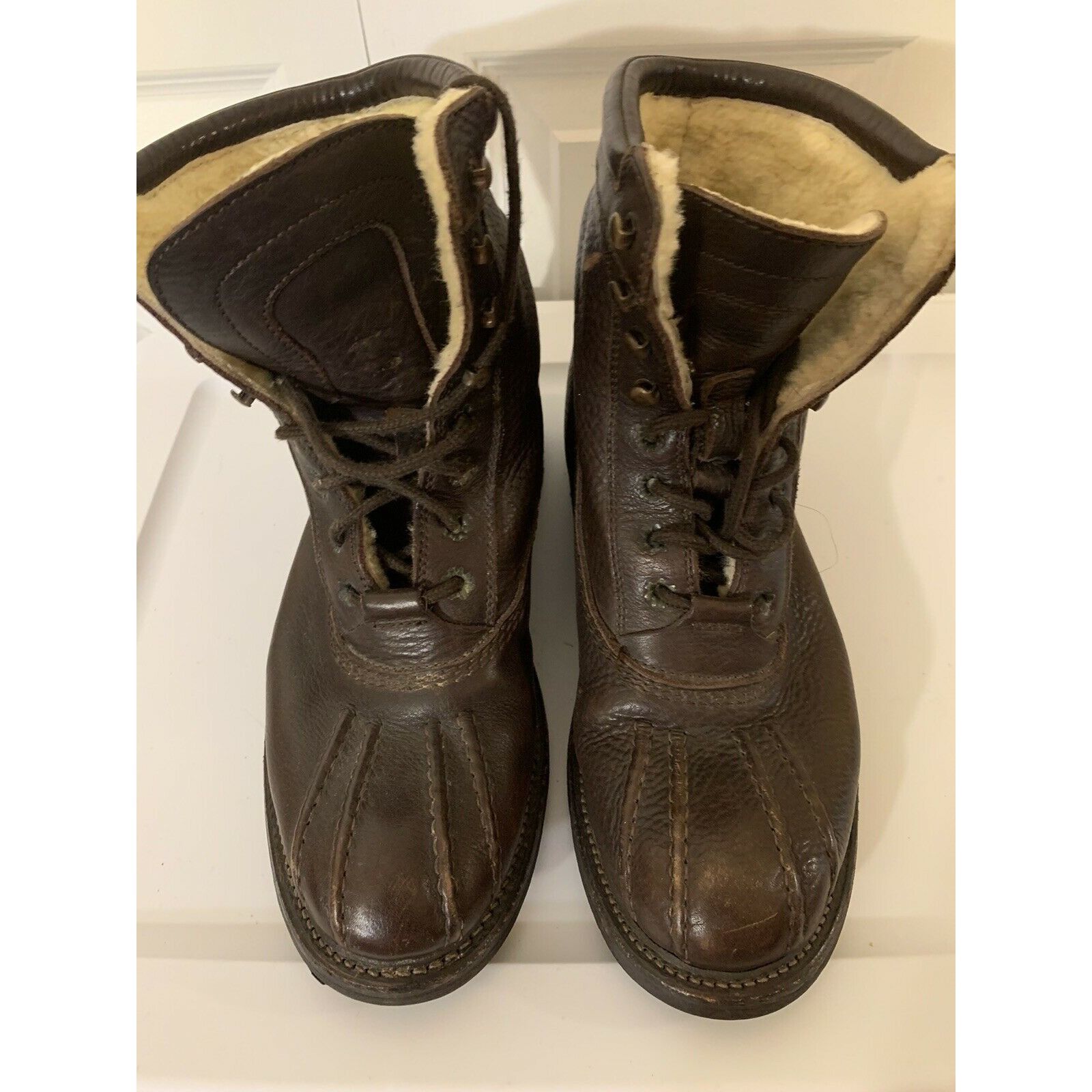 Ted Baker Boots ITSHIDE Commando Sole Size 10 Brown