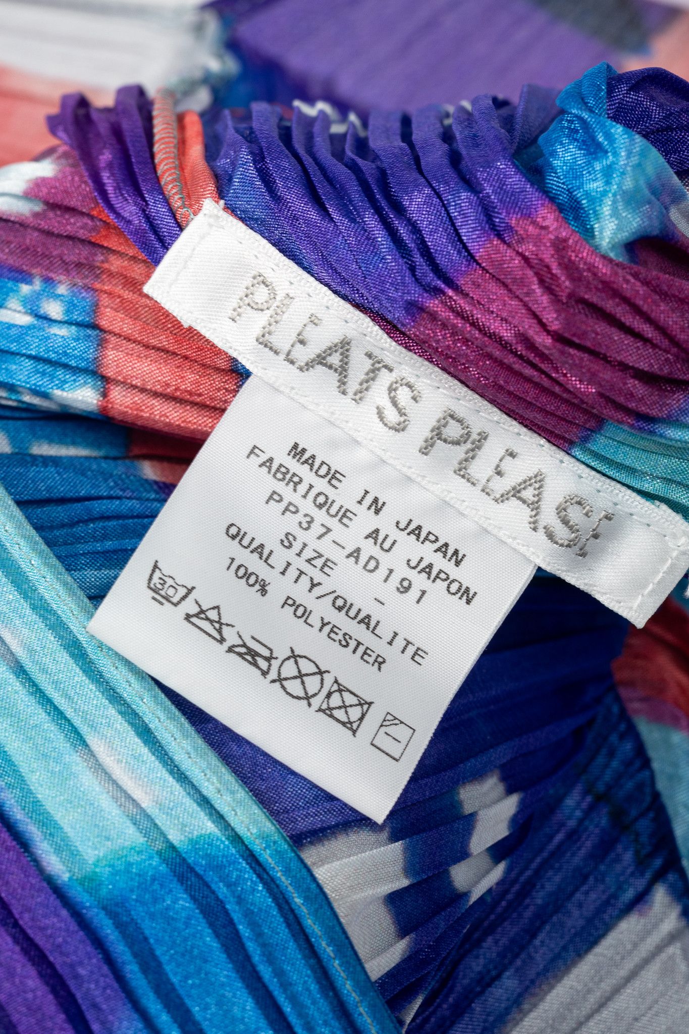 Pleats Please Issey Miyake Pleats Please Issey Miyake Blue Streetscape-Print Shawl Size ONE SIZE - 7 Thumbnail