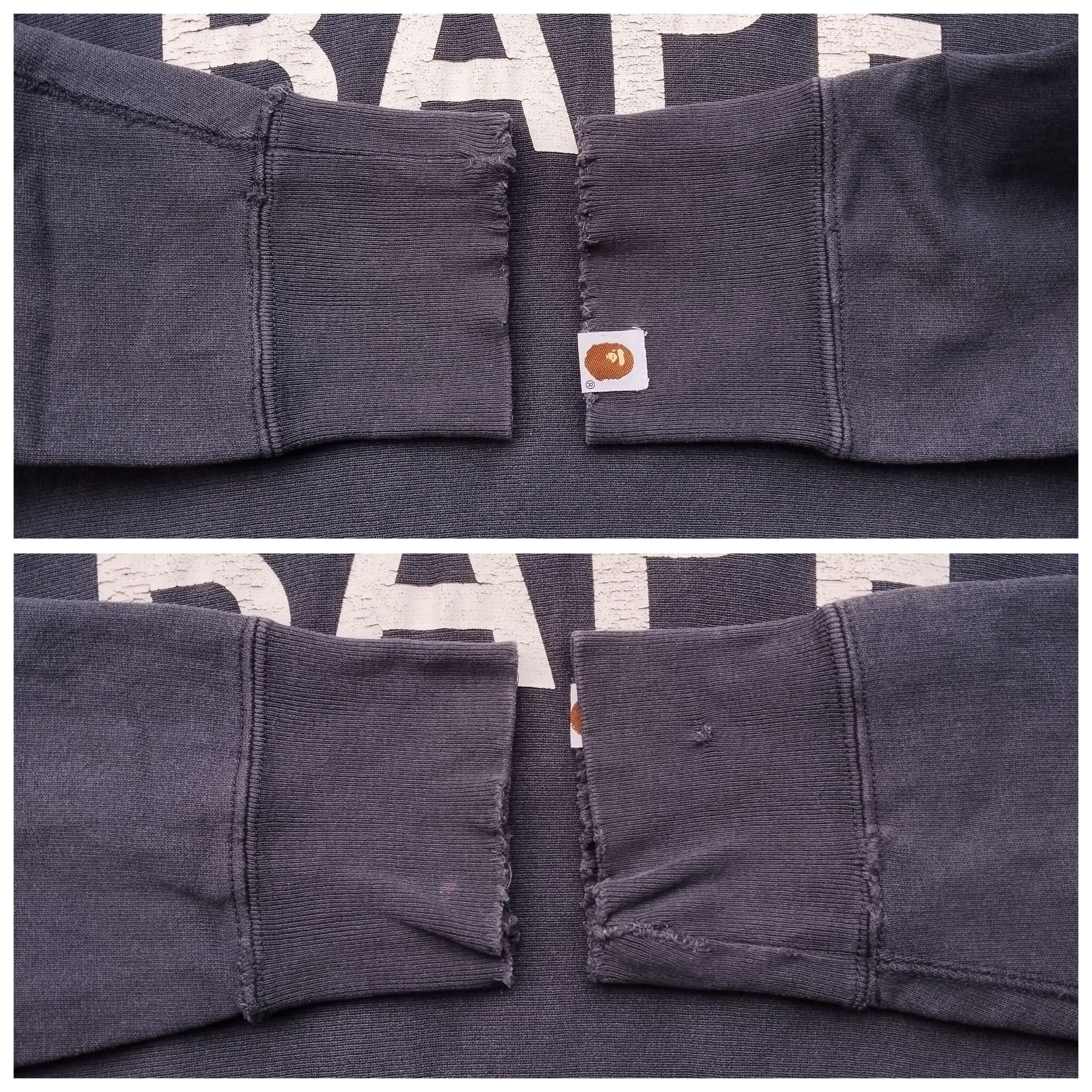 Bape Vintage 2003 Bape Distressed Pullover Hoodie Size US M / EU 48-50 / 2 - 5 Thumbnail