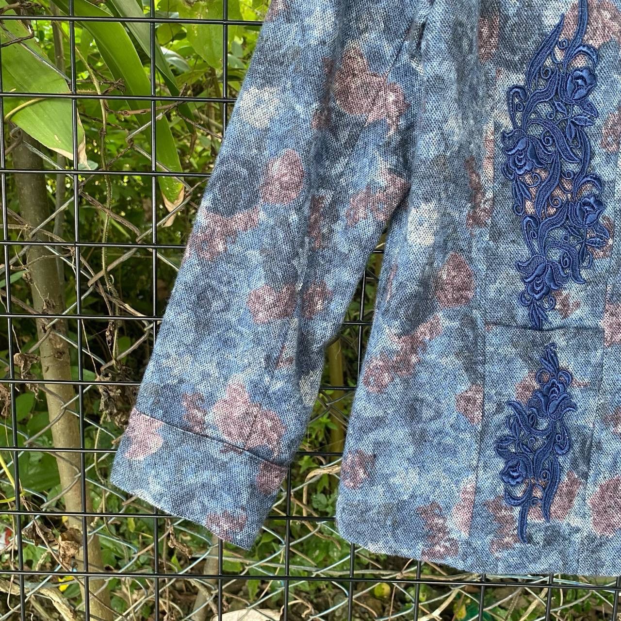 Flower Mountain × Japanese Brand × Vintage Vintage Flower Motive Button Up Coat Size M / US 6-8 / IT 42-44 - 4 Thumbnail