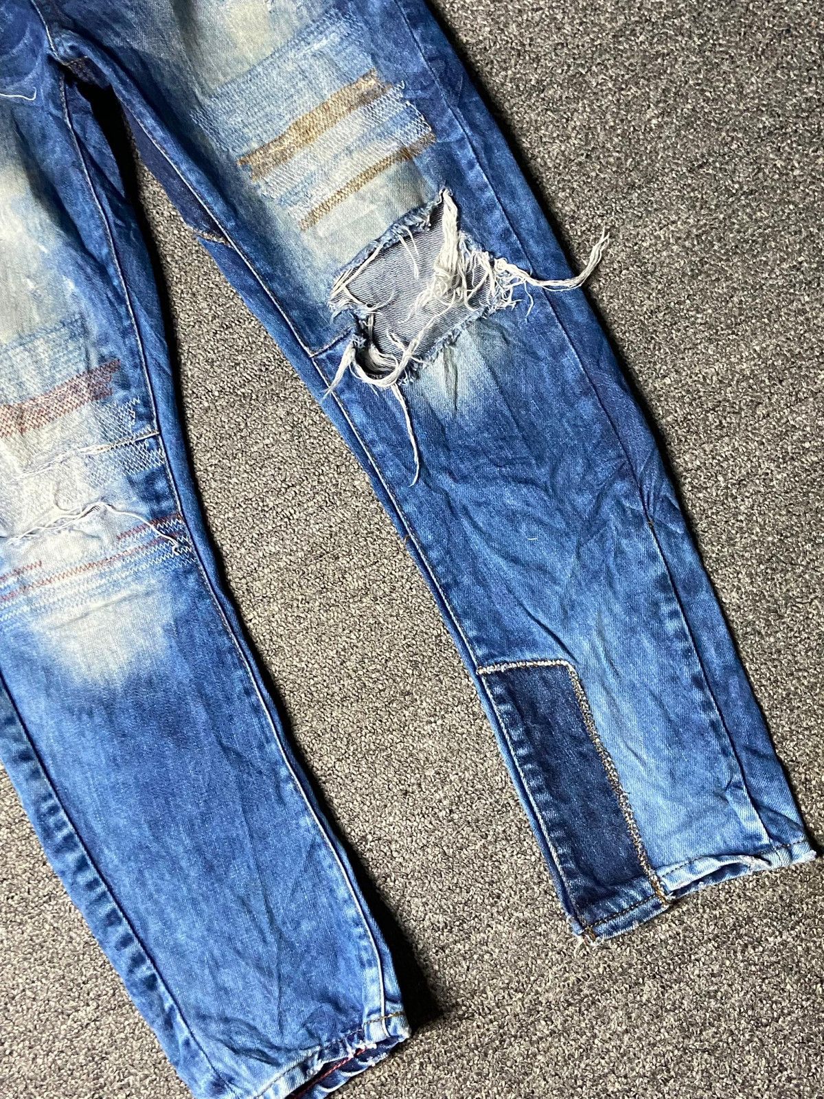 Zara Zara Denim Collection Distressed Ripped Jeans (157) Size US 27 - 8 Thumbnail
