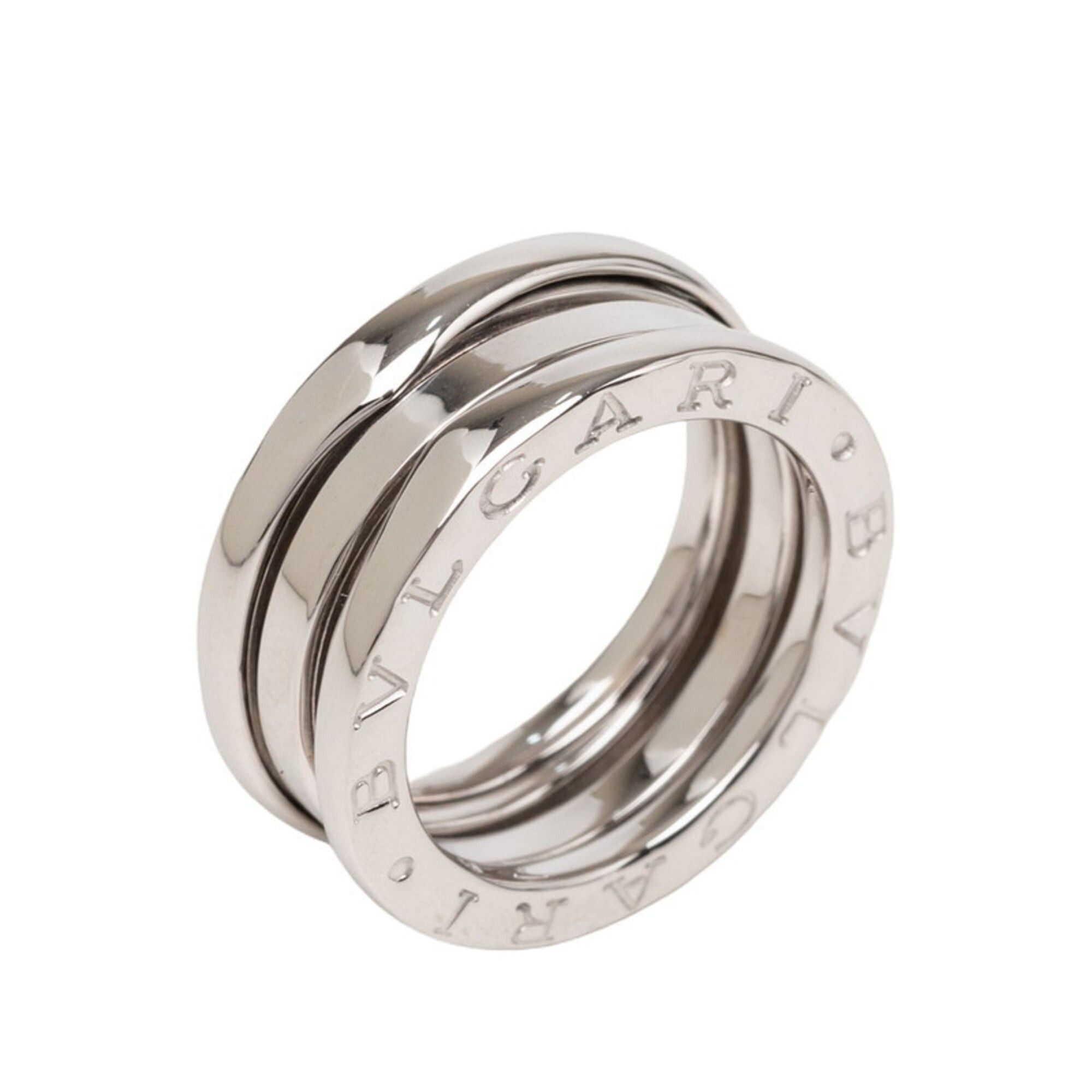 Bvlgari BVLGARI B.zero1 2-band ring, size 48, 18KWG white gold, women's ring. Size ONE SIZE - 1 Thumbnail