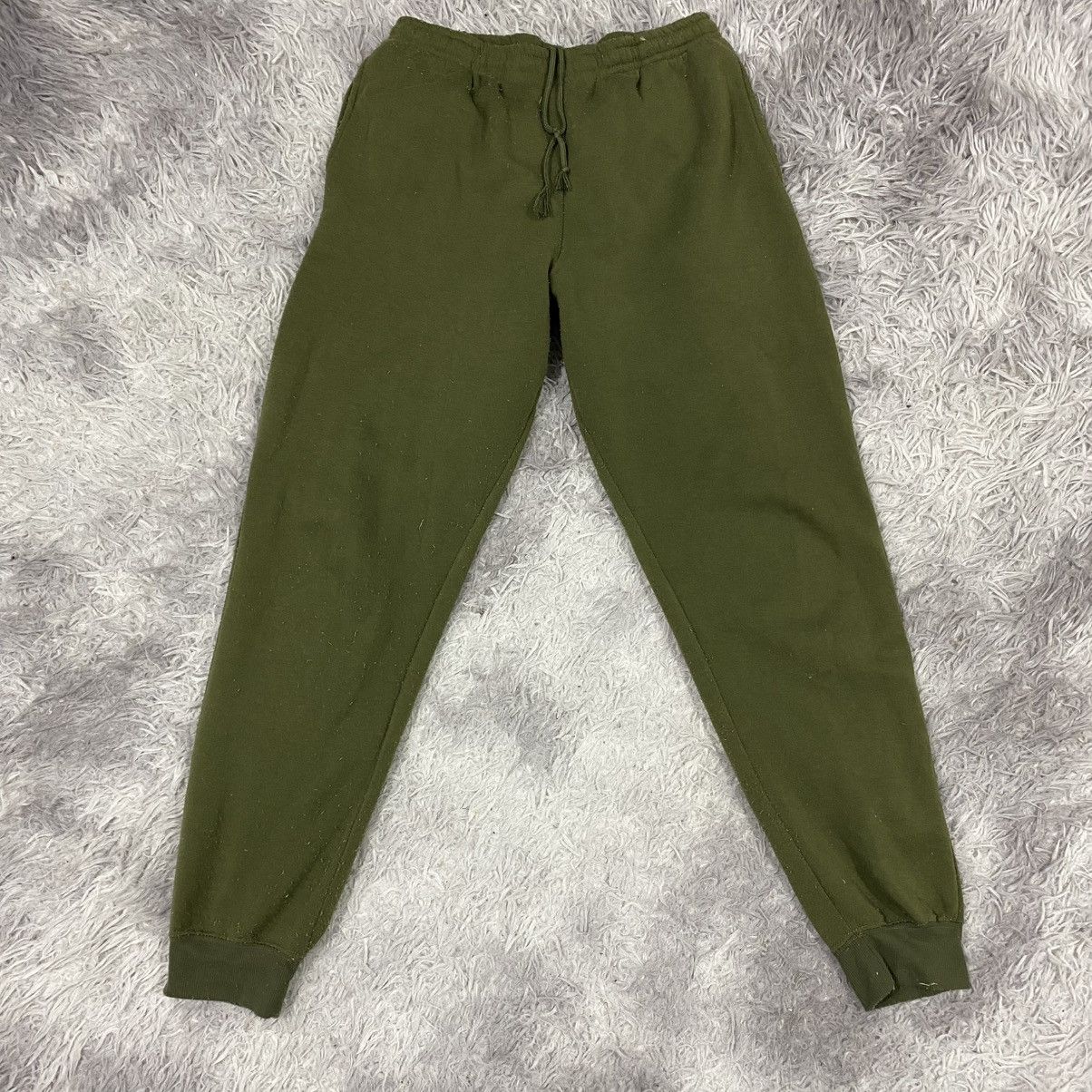 Japanese Brand × Vintage Green jogger pants Size US 30 / EU 46 - 1 Thumbnail