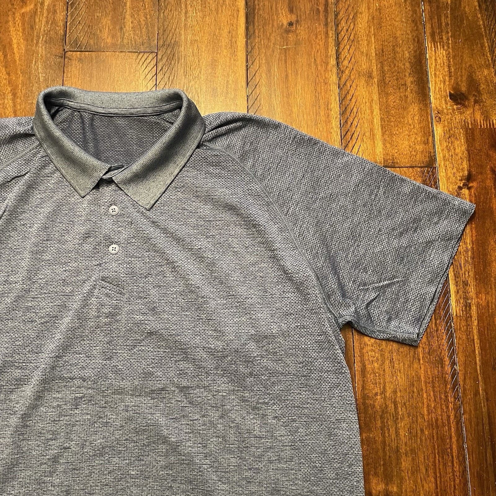 Lululemon Lululemon Metal Vent Tech Polo Golf Shirt Performance XXL Size US XXL / EU 58 / 5 - 2 Thumbnail