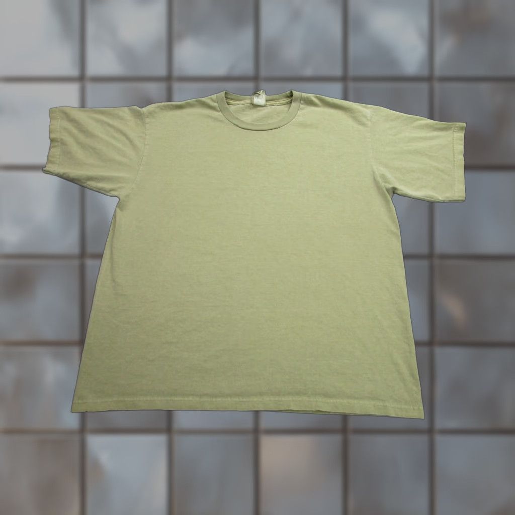 Vintage VINTAGE Beneficial T's Organic Cotton Shirt Mens Large Green Crew Neck Short Sleeve Ventura CA Size US L / EU 52-54 / 3 - 1 Thumbnail