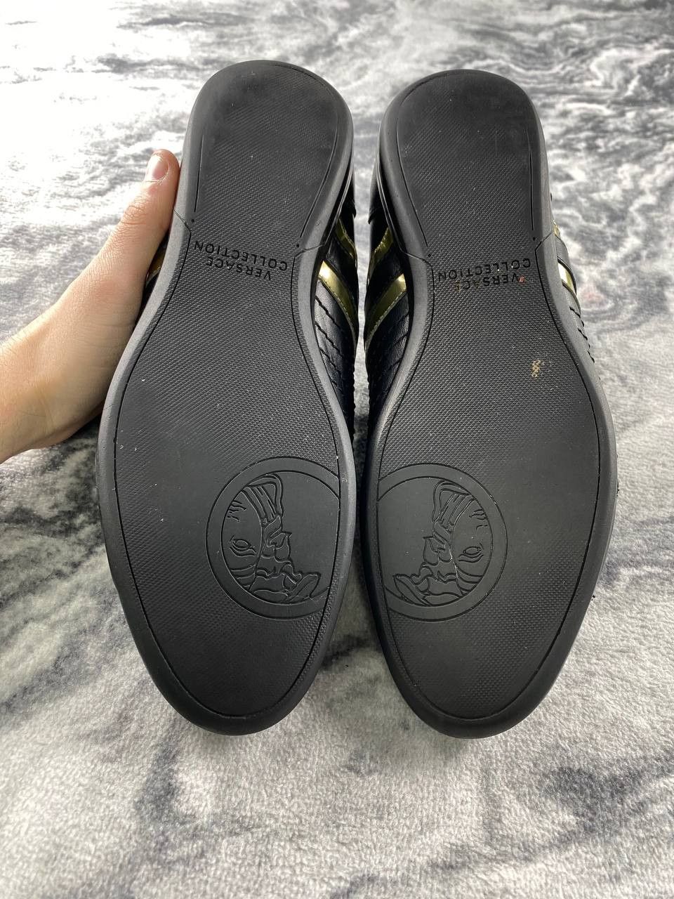 Versace Versace Collection Leather Sneakers Women Size US 9 / IT 39 - 18 Thumbnail