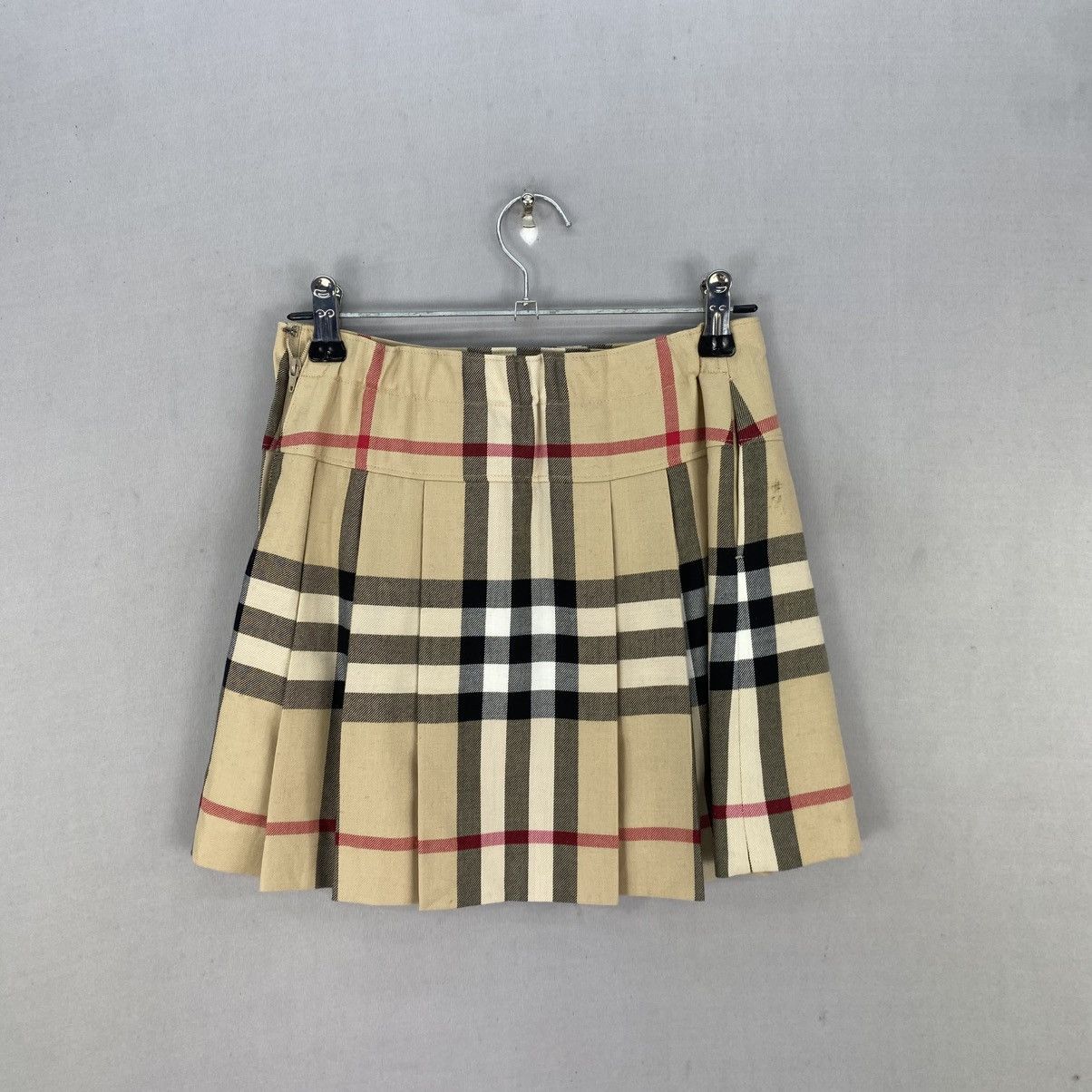Burberry Burberry London Nova Check Pleated Mini Skirt Size 23" - 4 Thumbnail