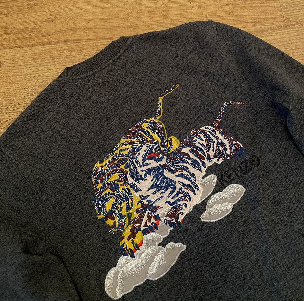 Kenzo Kenzo Paris Embroidered Tigers Coton Bomber x Luxury Size US M / EU 48-50 / 2 - 1 Thumbnail