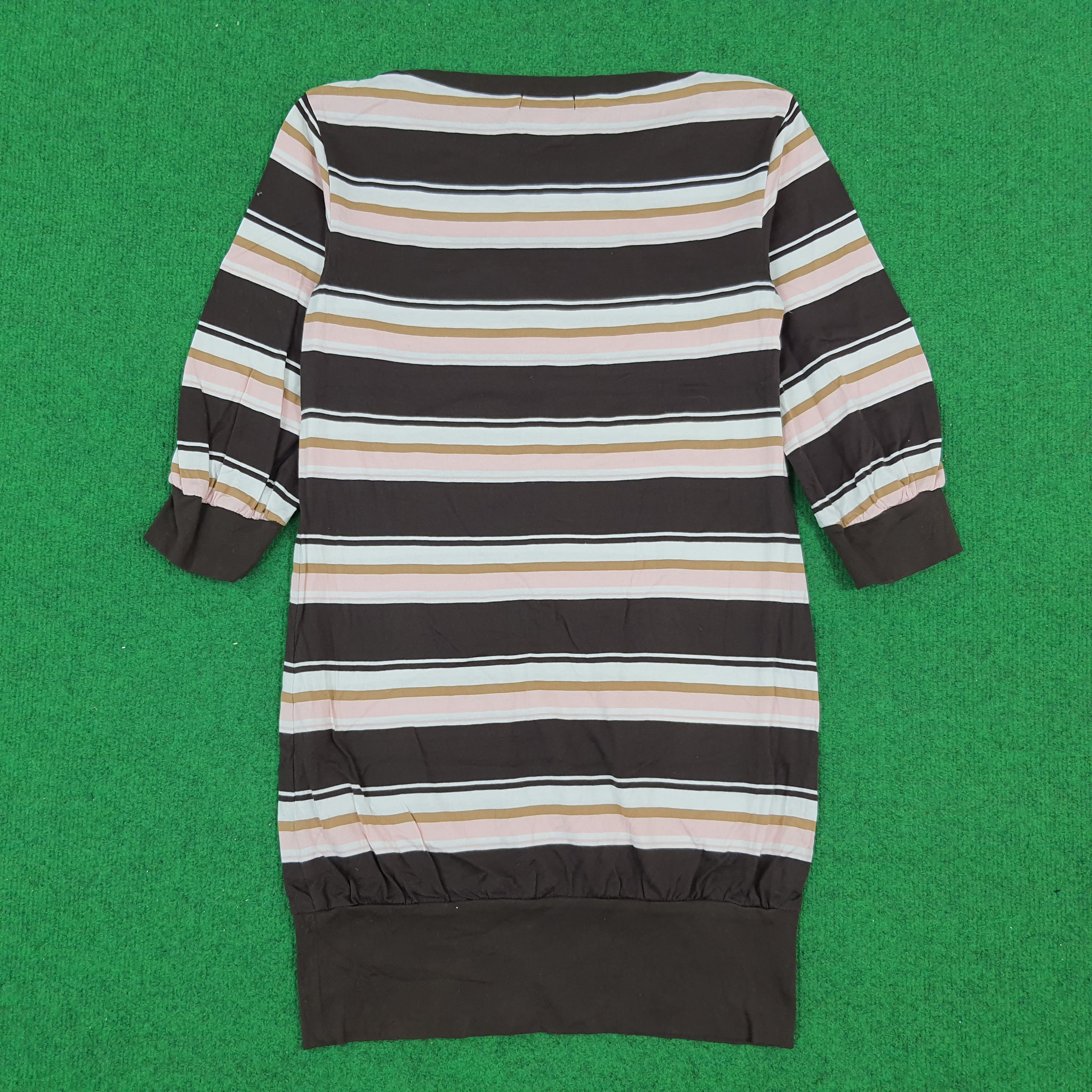 Burberry × Vintage Vintage Burberry London Blue Label Stripes Tshirt Size XS / US 0-2 / IT 36-38 - 3 Thumbnail