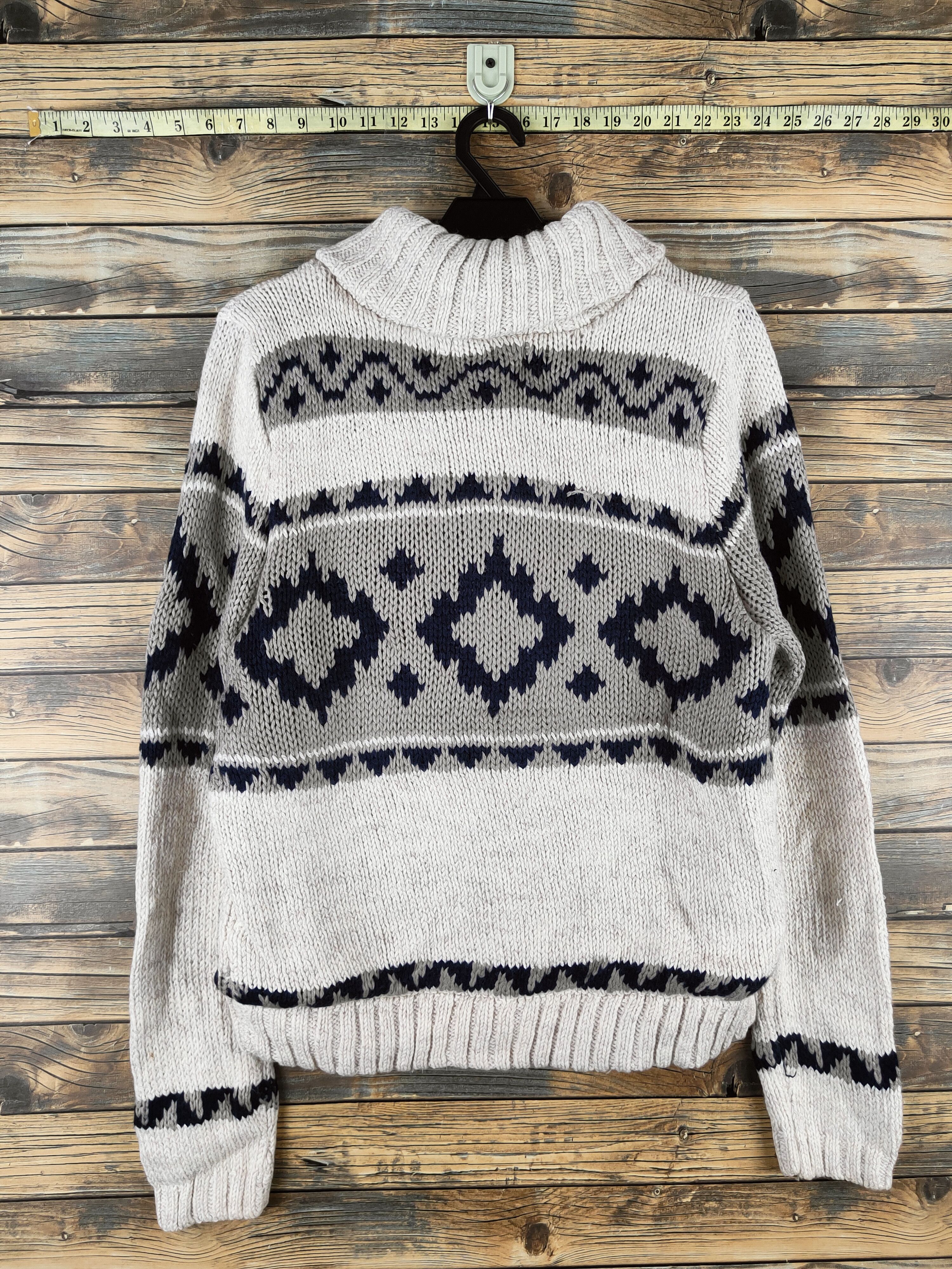 Japanese Brand DL Strange Heaven Ivory Knitwear Sweaters #46-145 Size M / US 6-8 / IT 42-44 - 7 Thumbnail