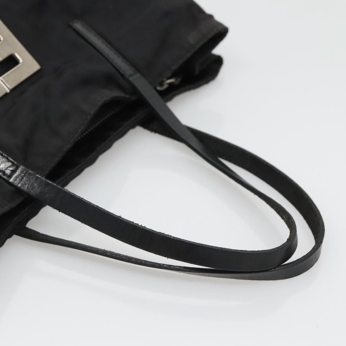 Fendi FENDI Zucca Canvas Hand Bag Black Silver Size ONE SIZE - 7 Thumbnail