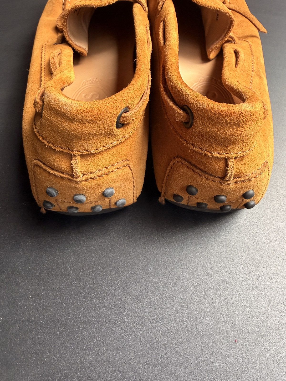 Tod's Tod's Mustard Suede Loafers for Men Size US 8 / EU 41 - 5 Thumbnail
